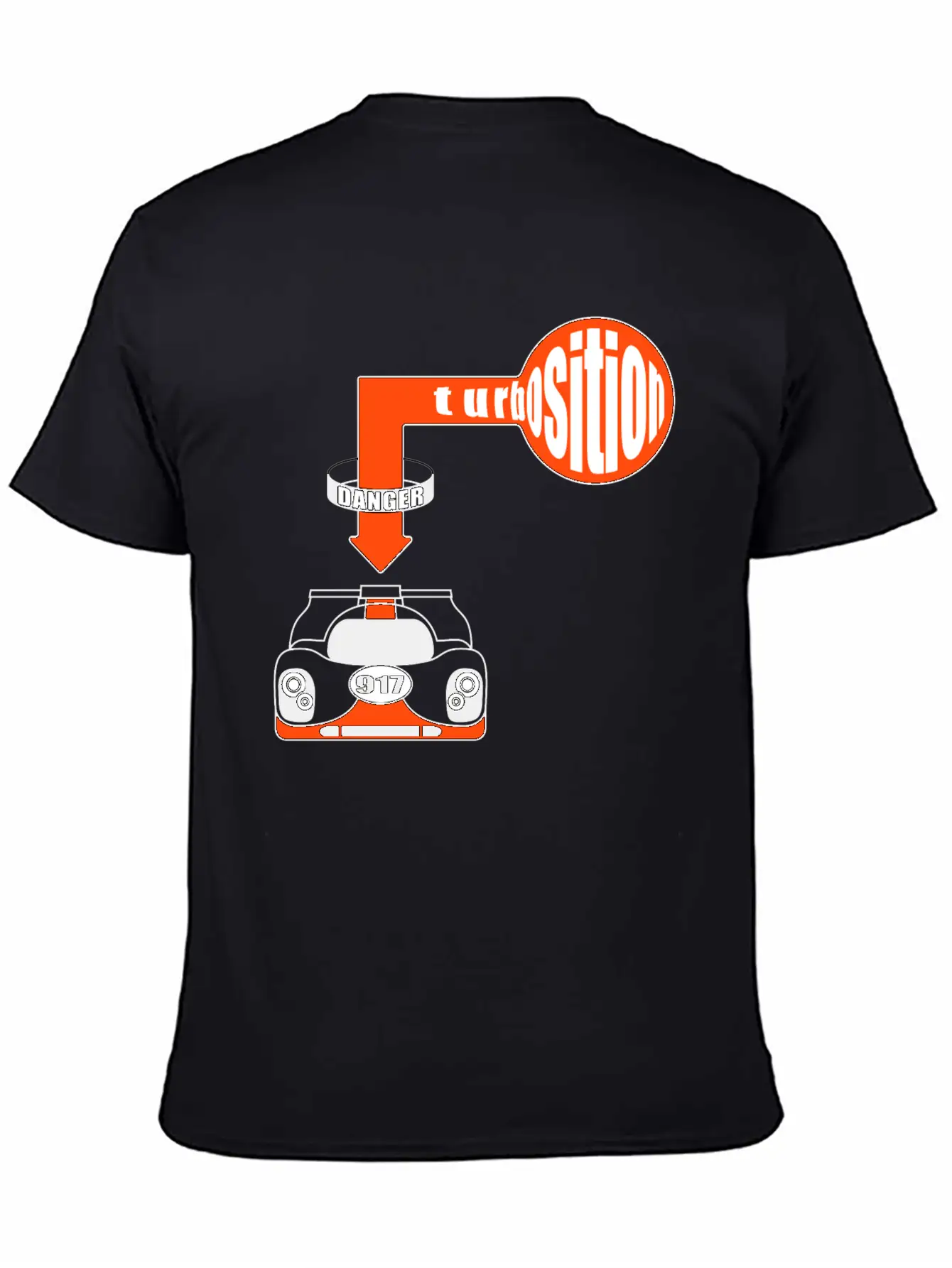 917 Turbosition - Danger Breathable Soft Cotton T-Shirt – Timeless Casual Look