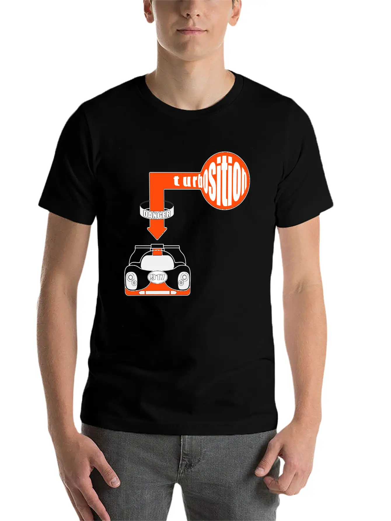 917 Turbosition - Danger Breathable Soft Cotton T-Shirt – Timeless Casual Look