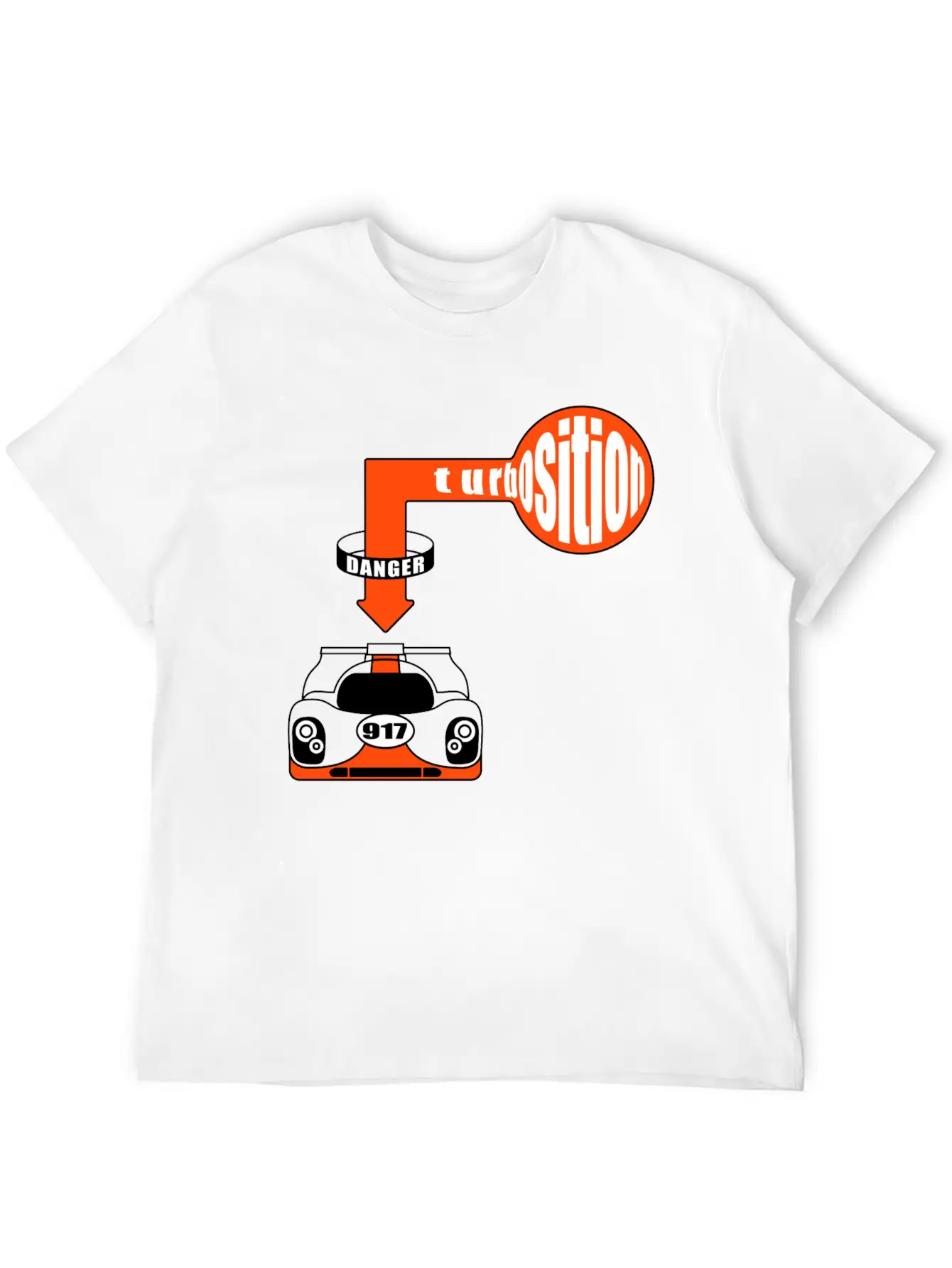 917 Turbosition - Danger Breathable Soft Cotton T-Shirt – Timeless Casual Look