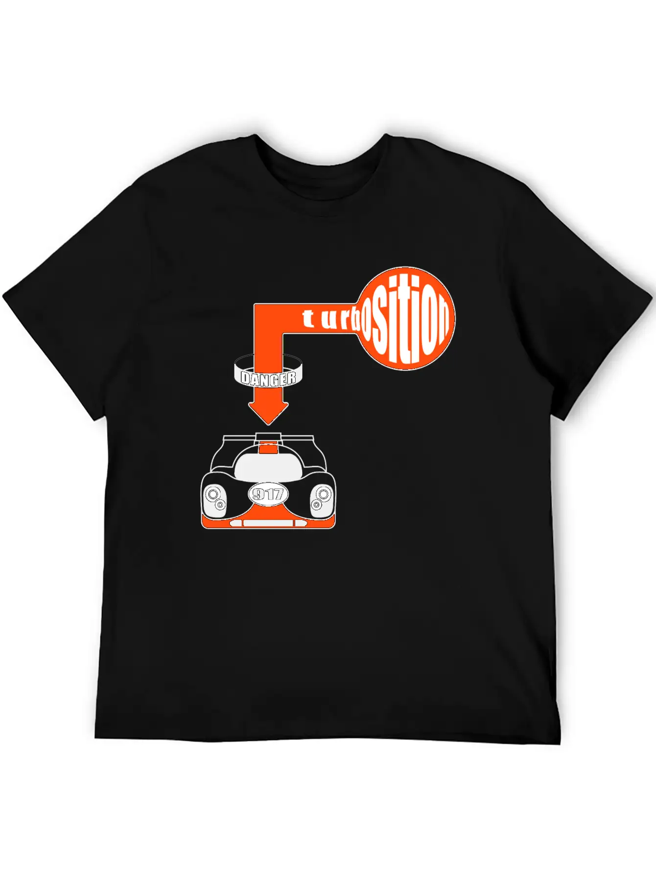 917 Turbosition - Danger Breathable Soft Cotton T-Shirt – Timeless Casual Look