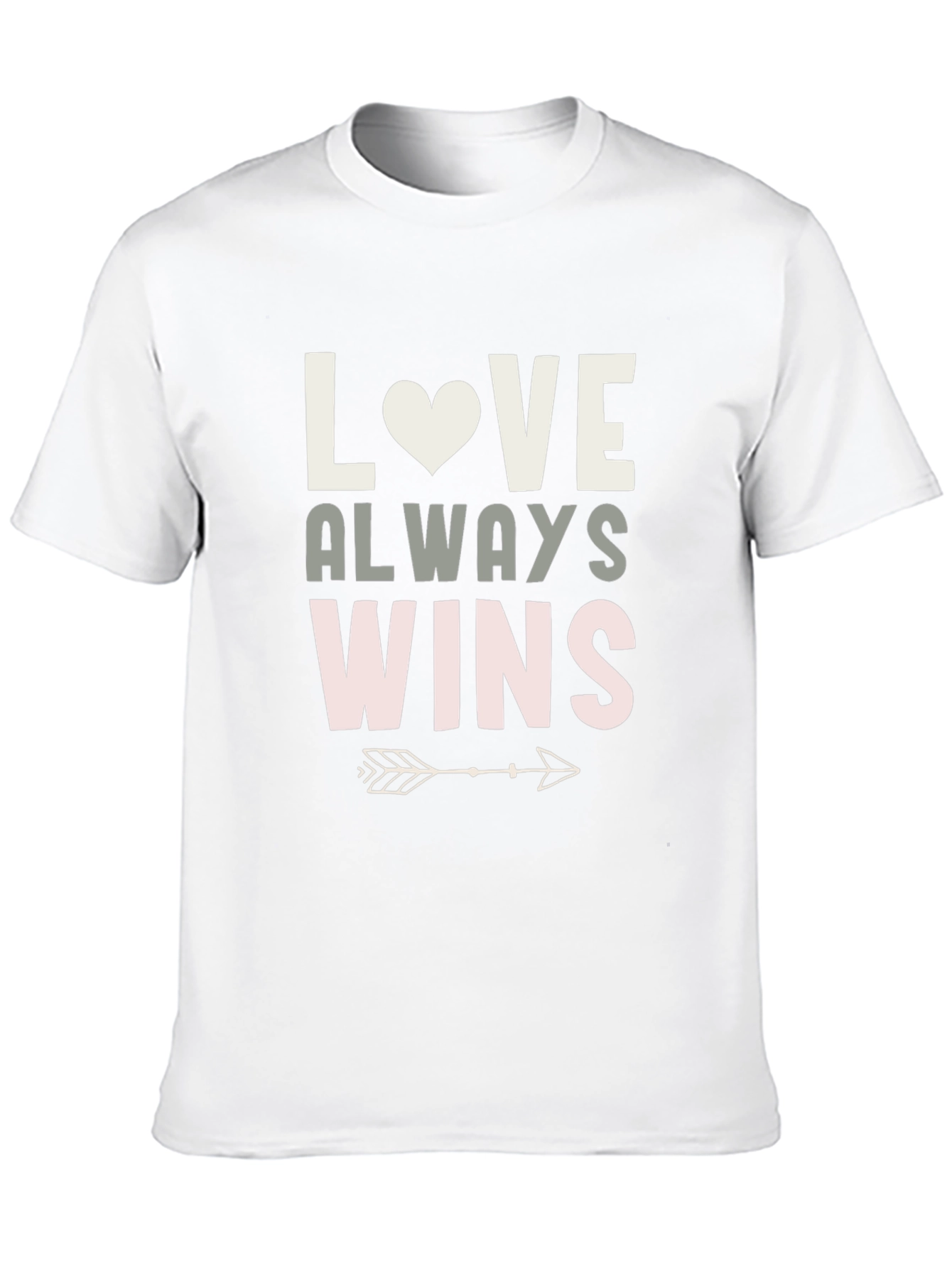 Love Always Wins Graphic T-Shirt - Soft Cotton Blend