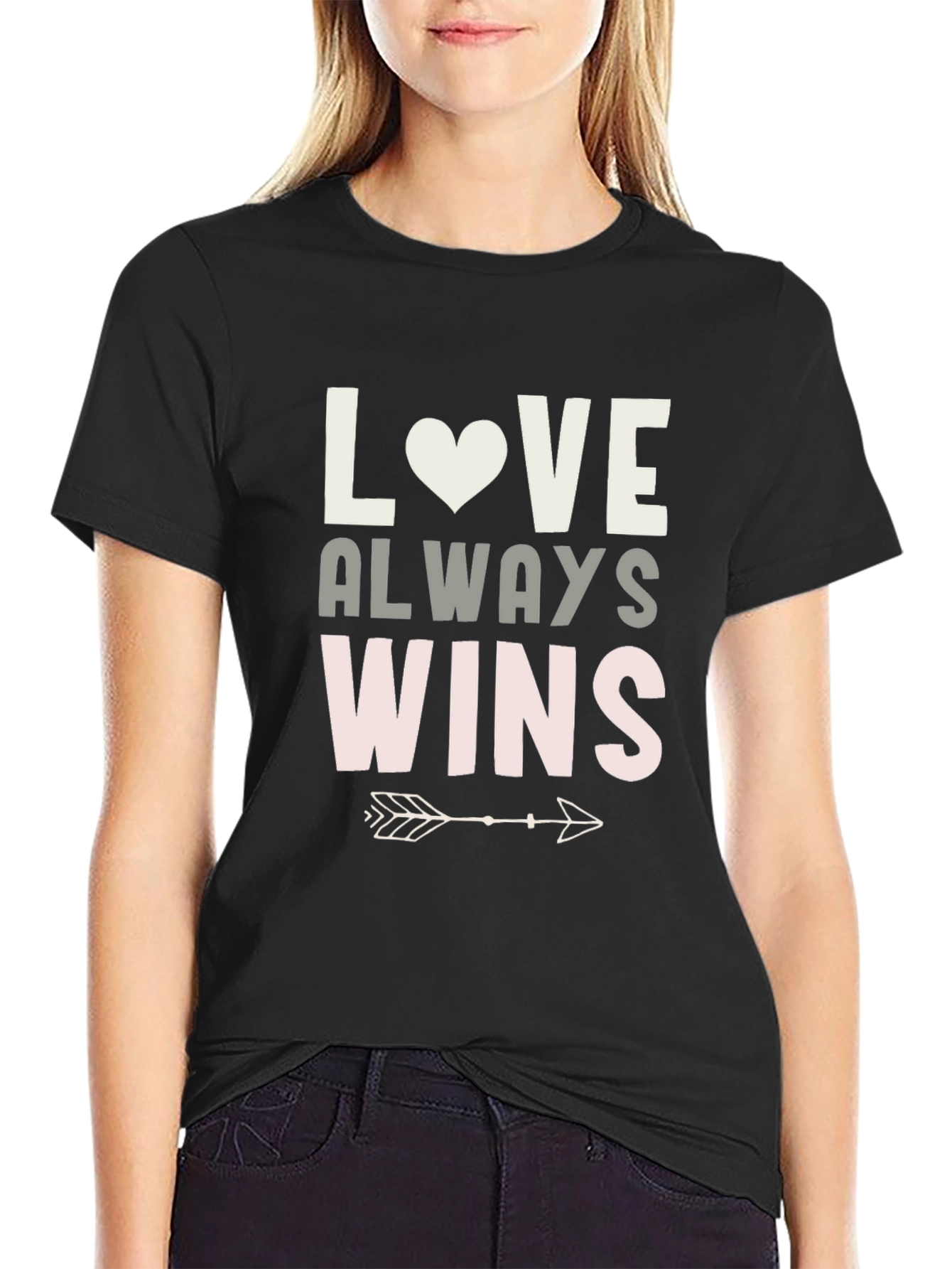 Love Always Wins Graphic T-Shirt - Soft Cotton Blend