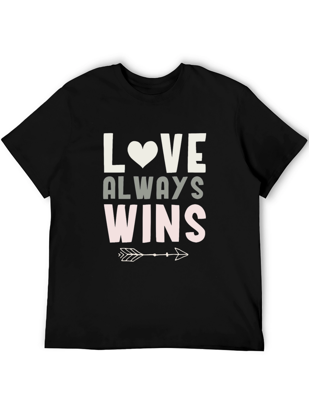 Love Always Wins Graphic T-Shirt - Soft Cotton Blend