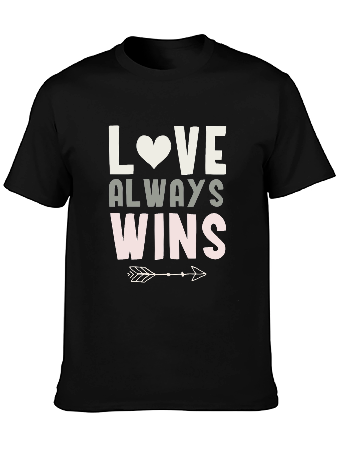 Love Always Wins Graphic T-Shirt - Soft Cotton Blend