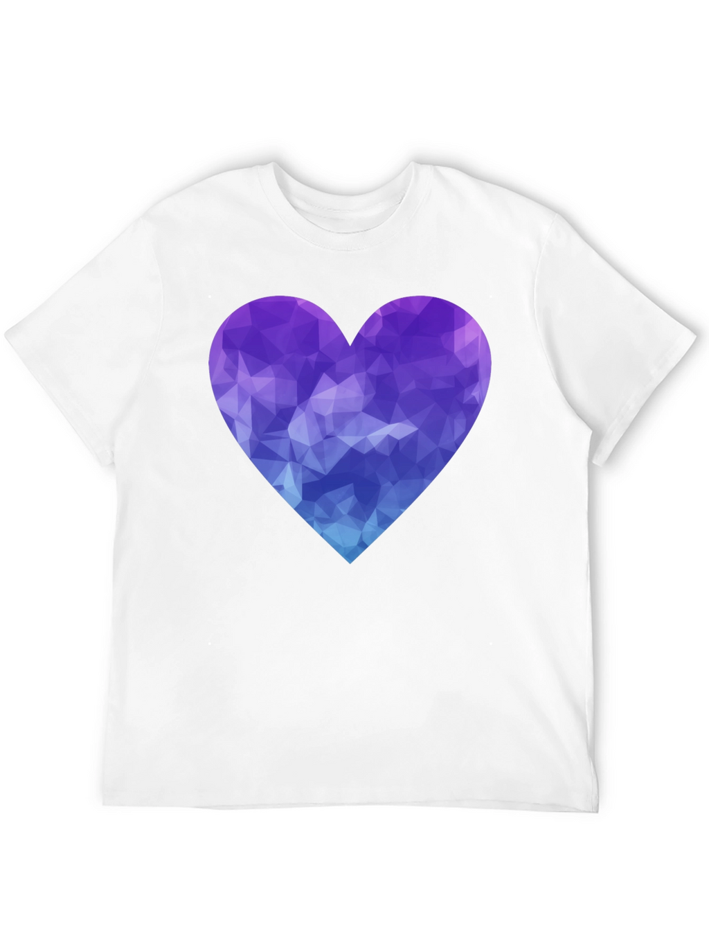 Geometric Heart Graphic T-Shirt