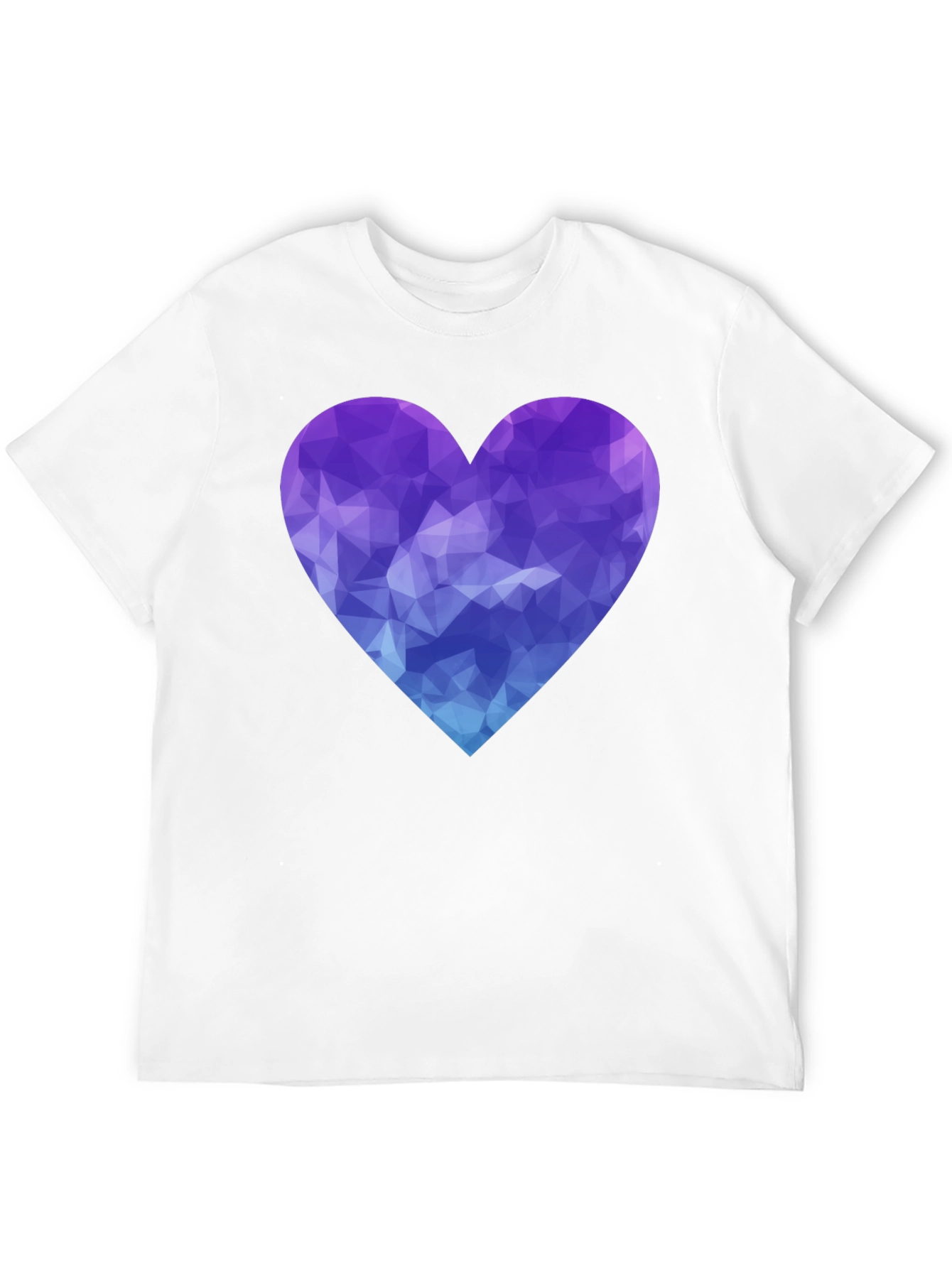 Geometric Heart Graphic T-Shirt