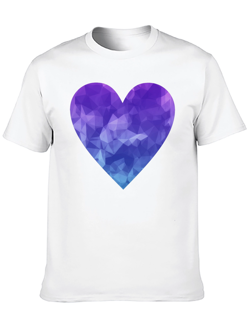 Geometric Heart Graphic T-Shirt