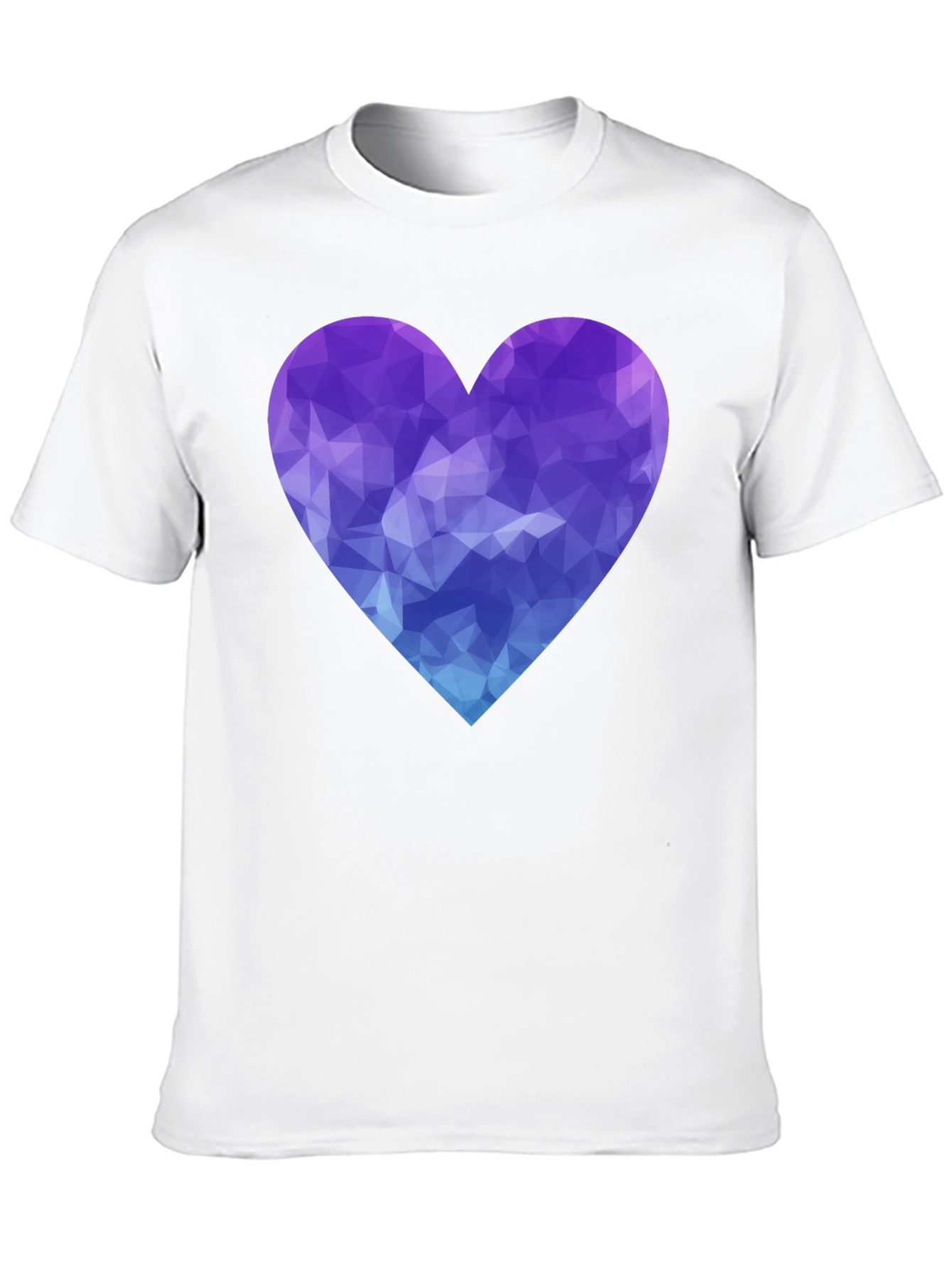 Geometric Heart Graphic T-Shirt