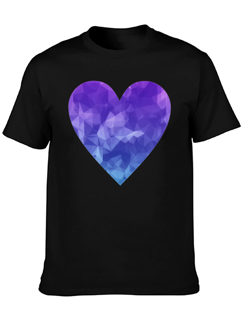 Geometric Heart Graphic T-Shirt