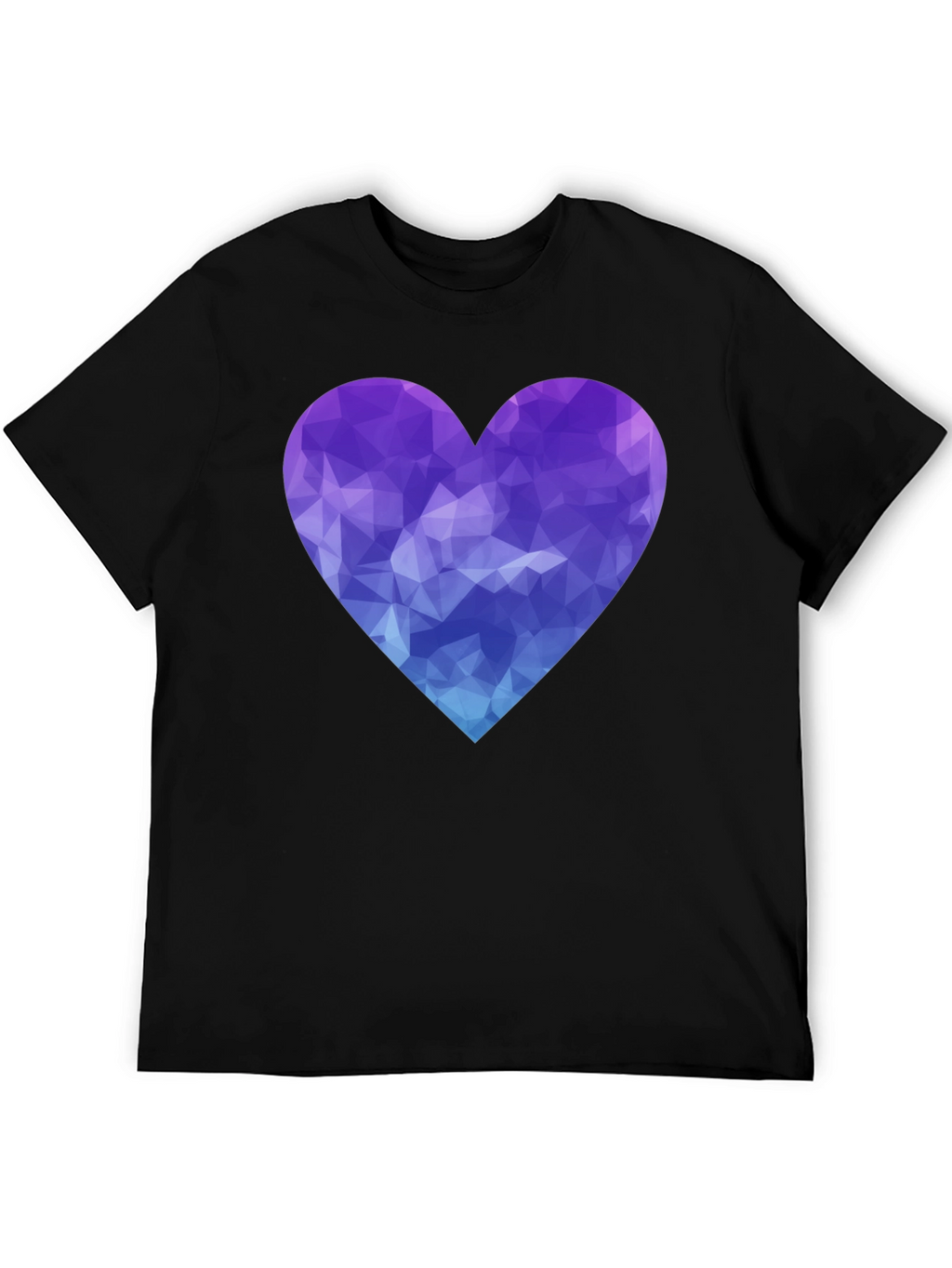 Geometric Heart Graphic T-Shirt