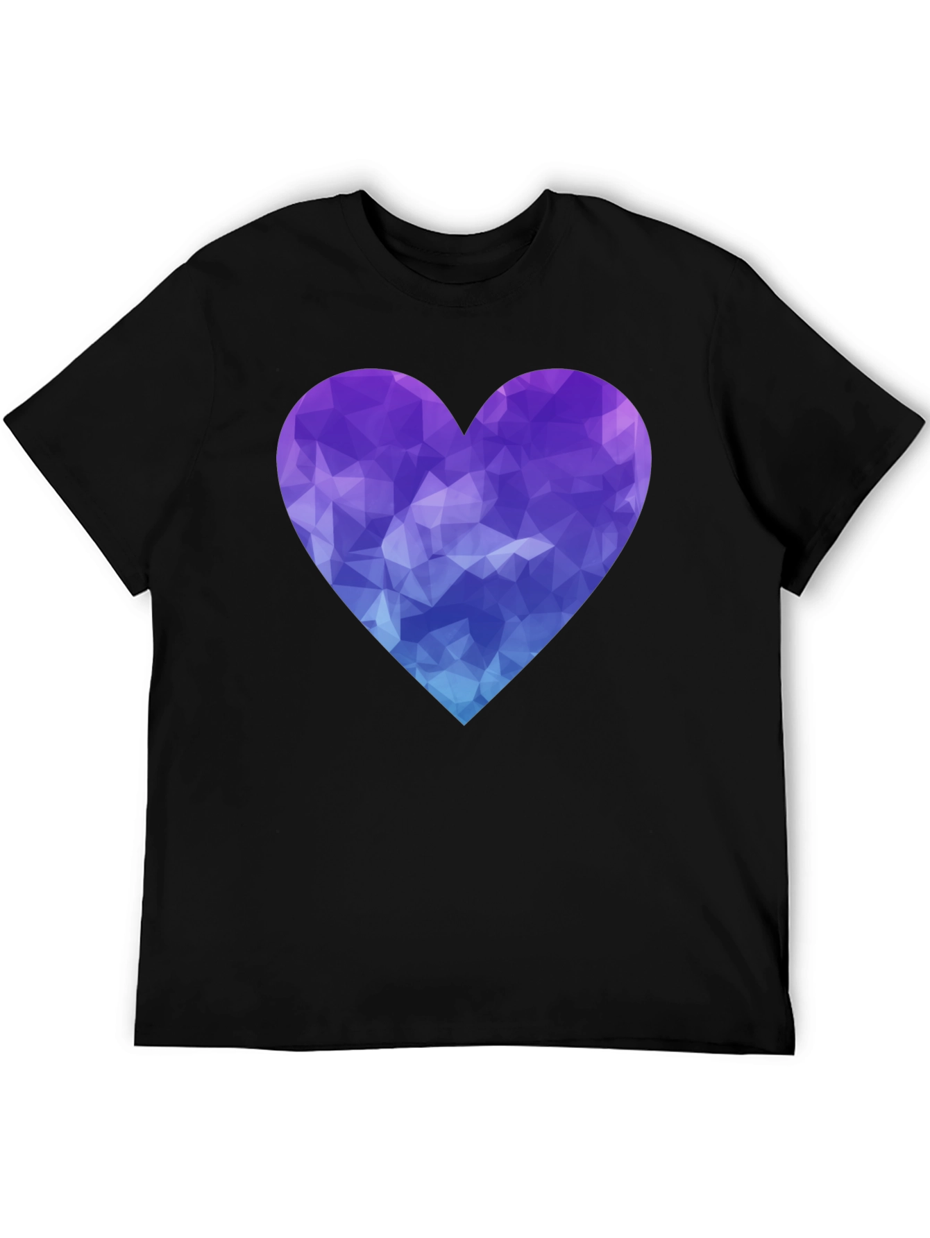 Geometric Heart Graphic T-Shirt