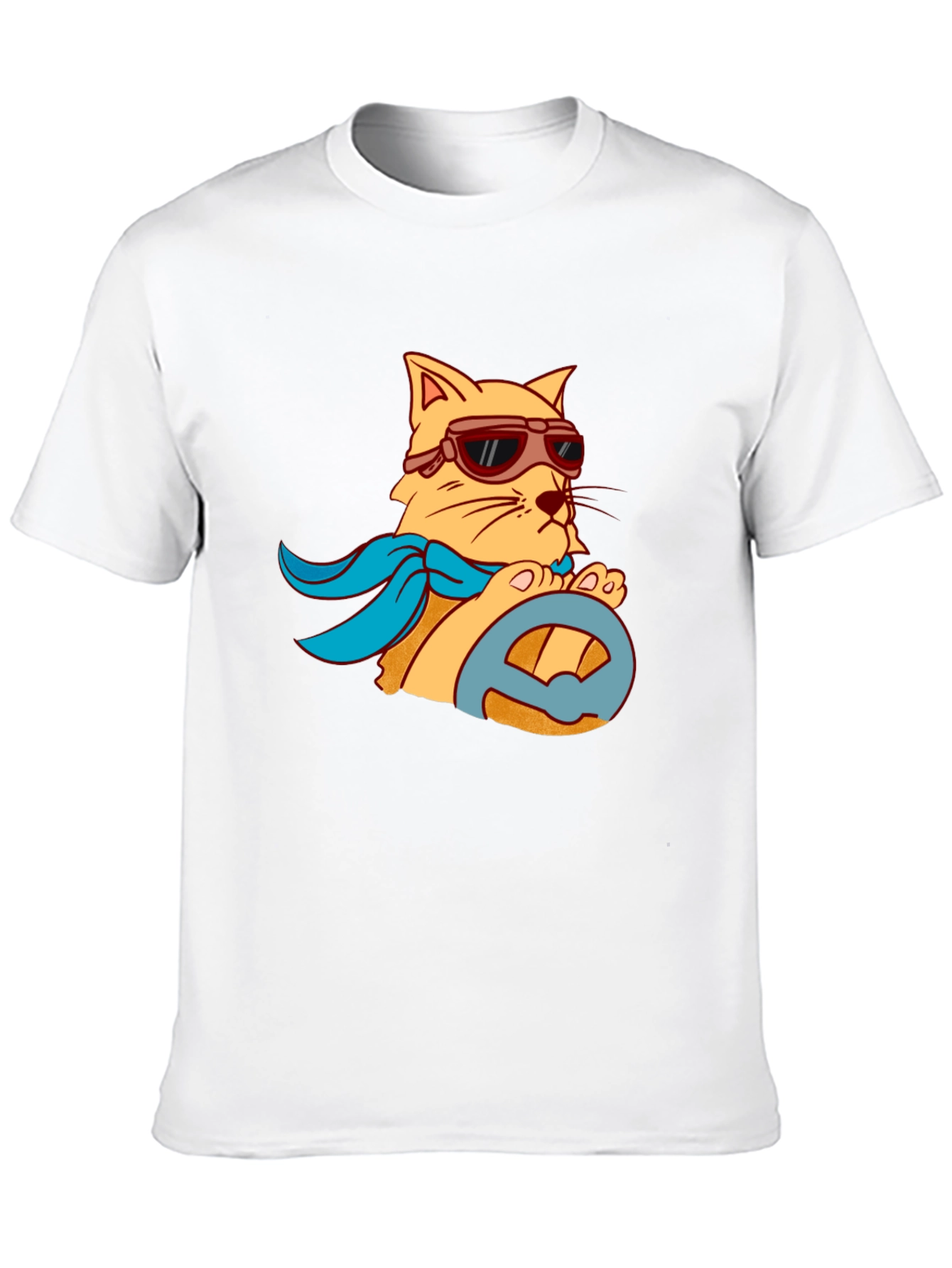 Driver Cat Graphic Tee - Cool & Comfy