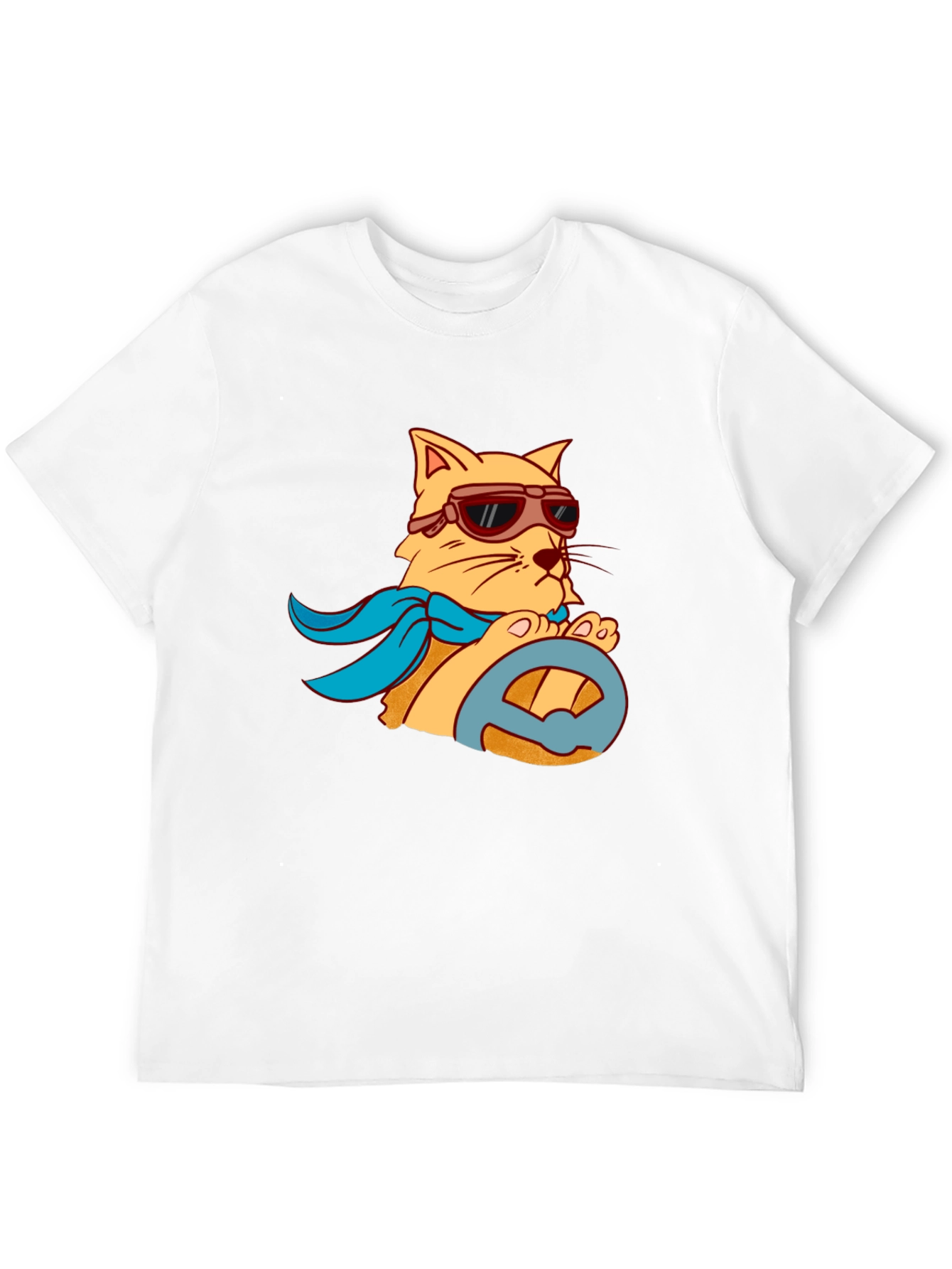 Driver Cat Graphic Tee - Cool & Comfy