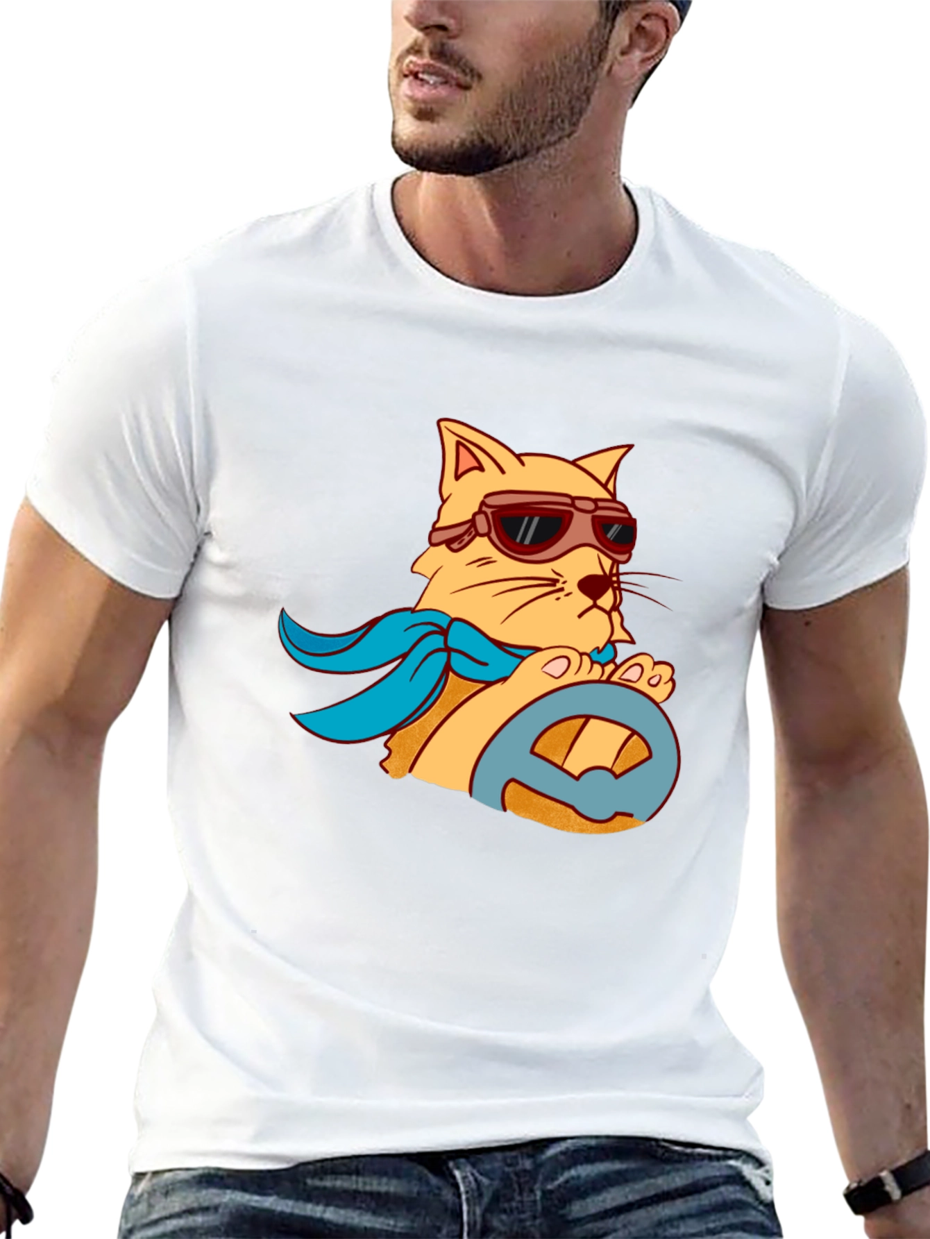 Driver Cat Graphic Tee - Cool & Comfy