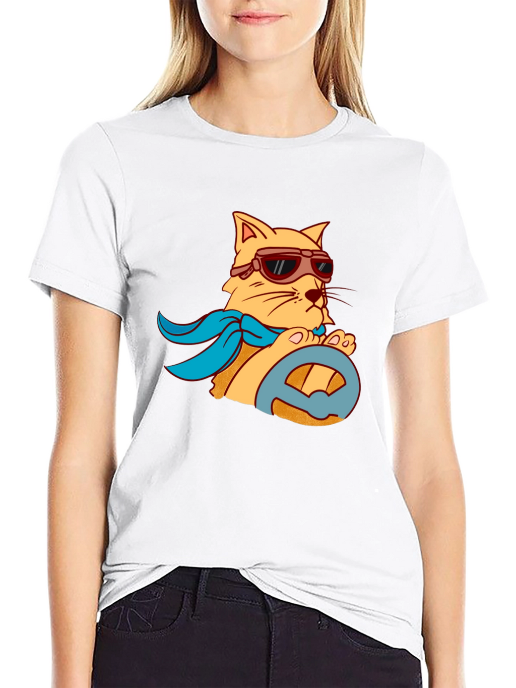 Driver Cat Graphic Tee - Cool & Comfy