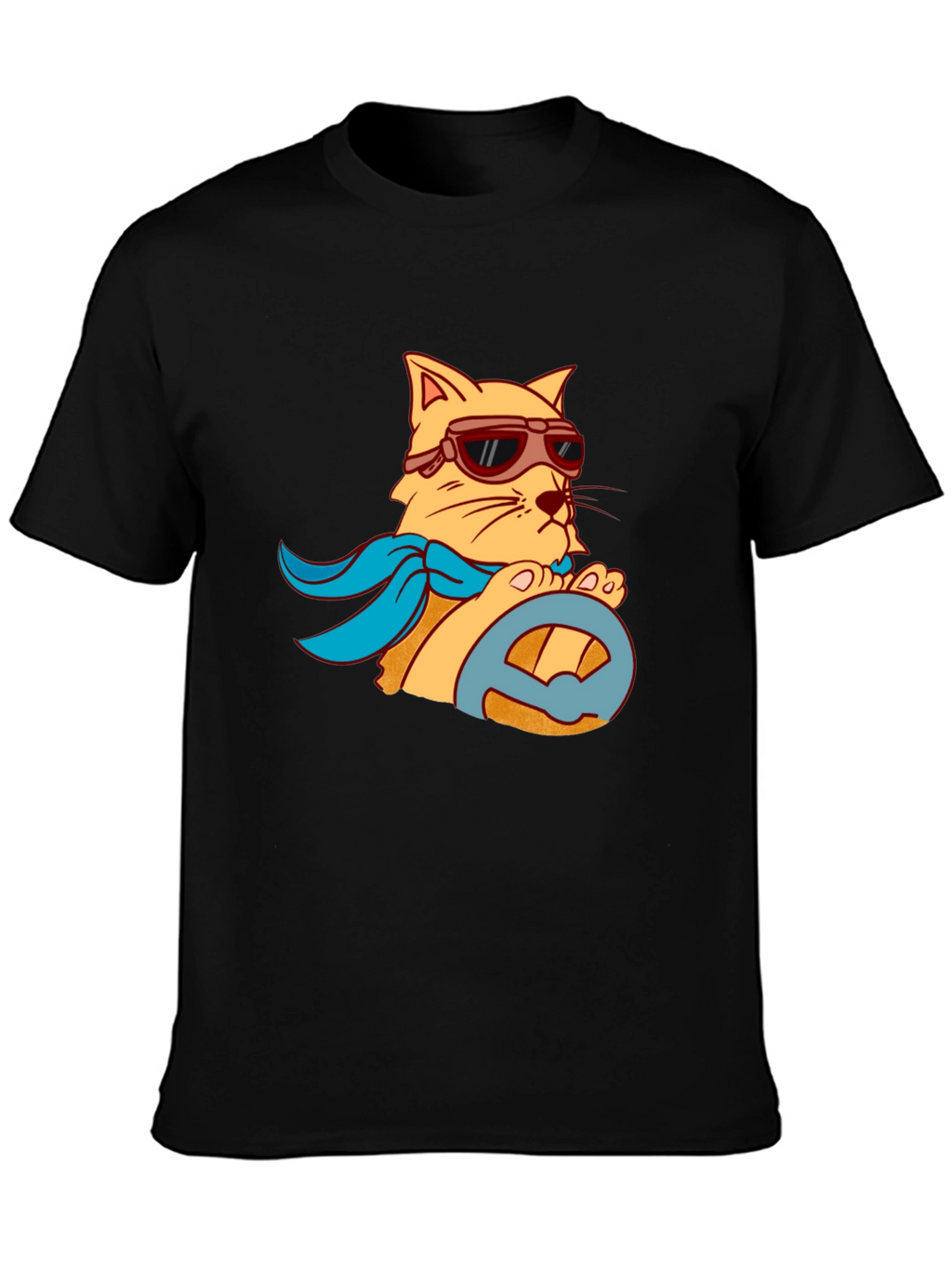 Driver Cat Graphic Tee - Cool & Comfy