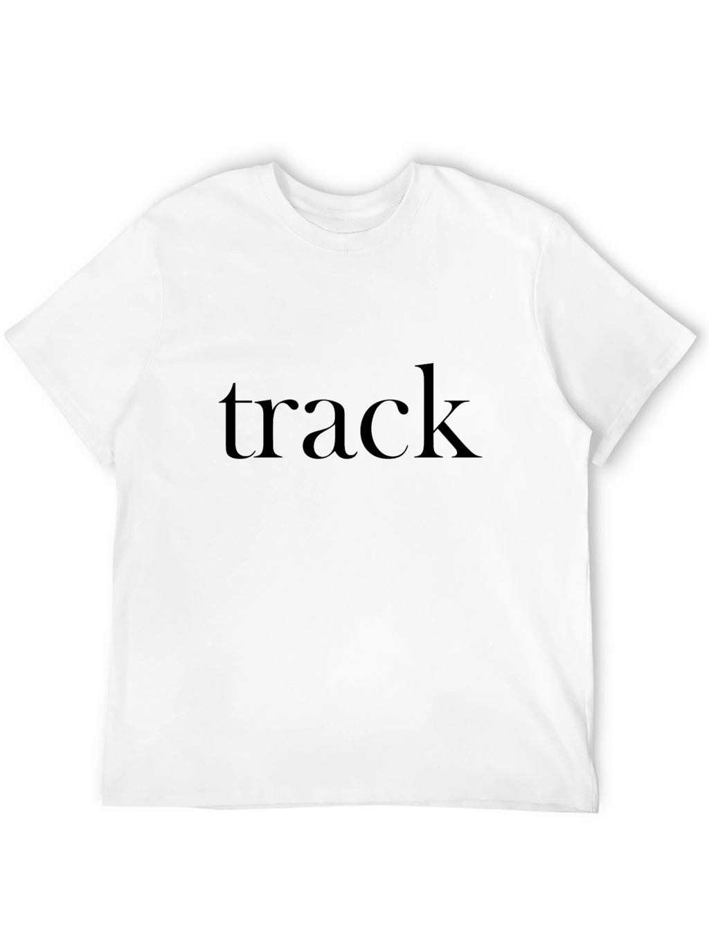Track Black Graphic Tee