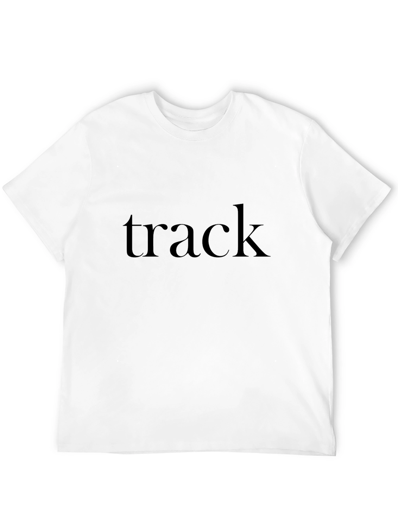 Track Black Graphic Tee