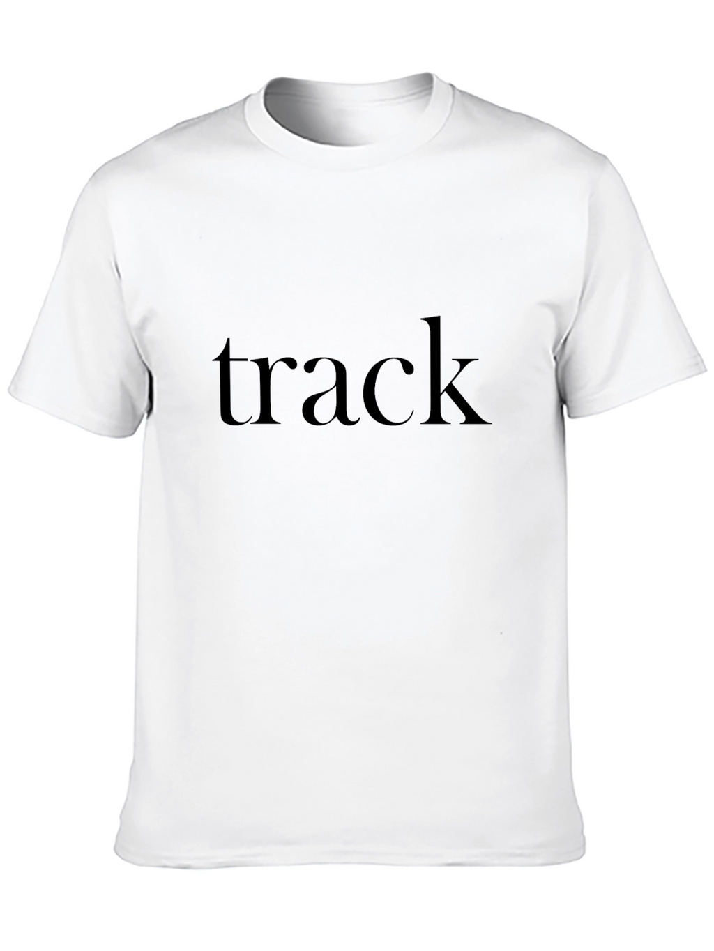 Track Black Graphic Tee
