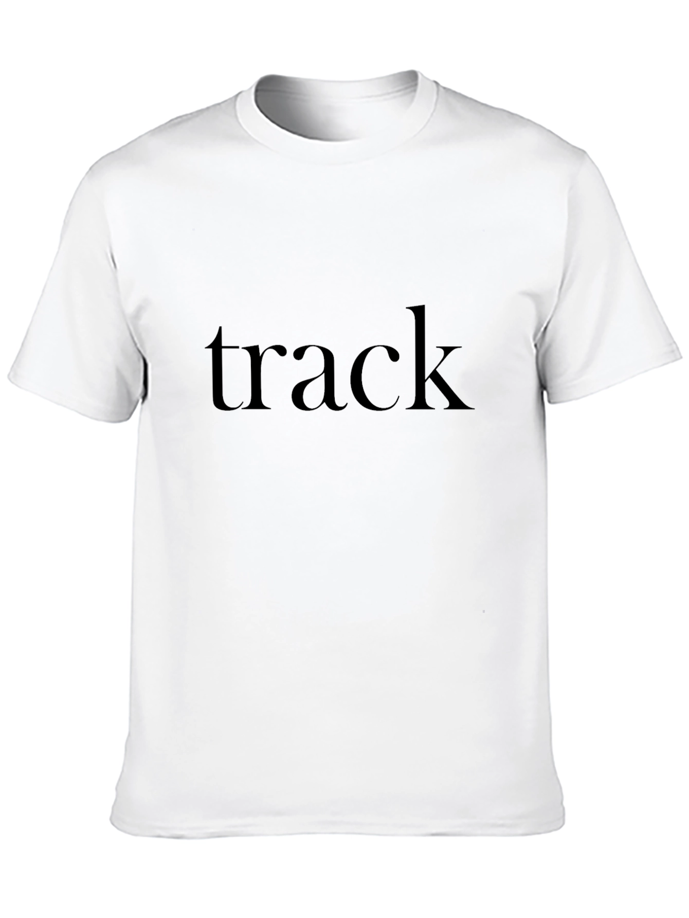 Track Black Graphic Tee