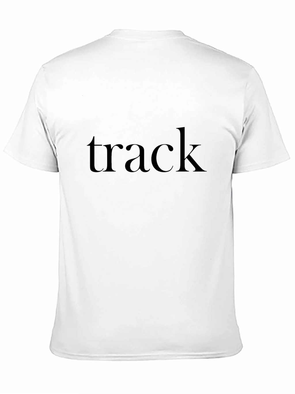 Track Black Graphic Tee
