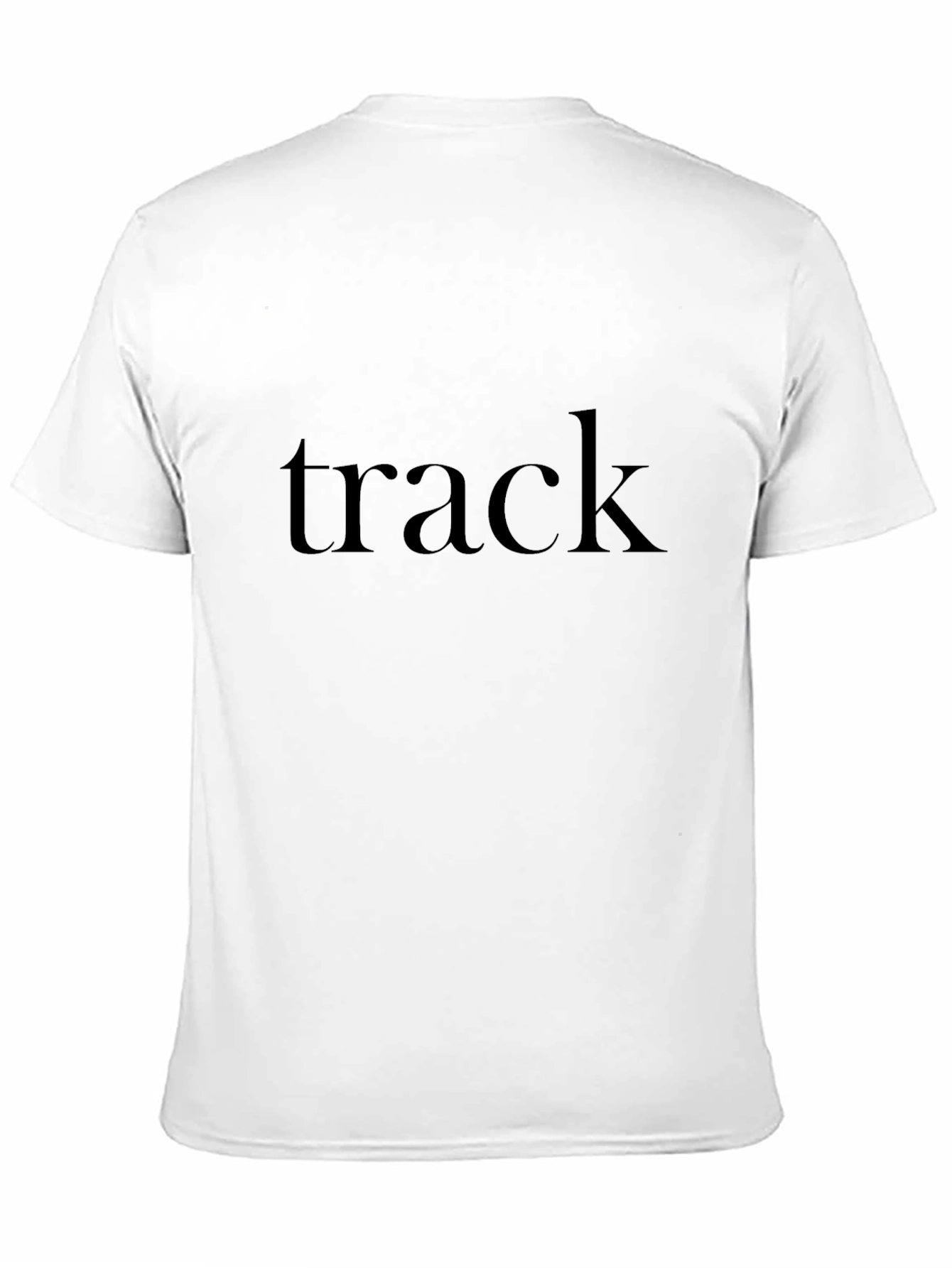 Track Black Graphic Tee