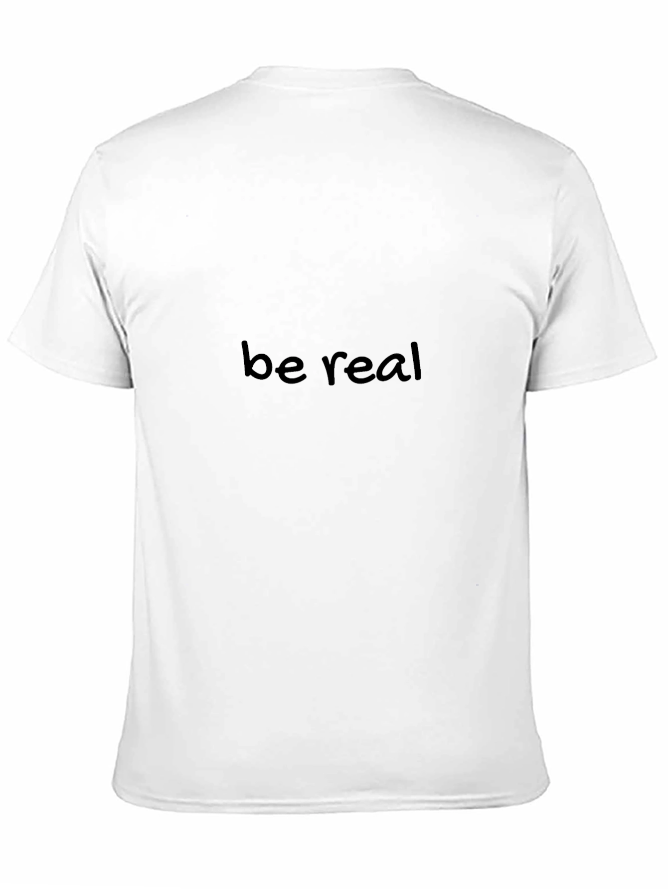 Be Real Black Graphic Tee