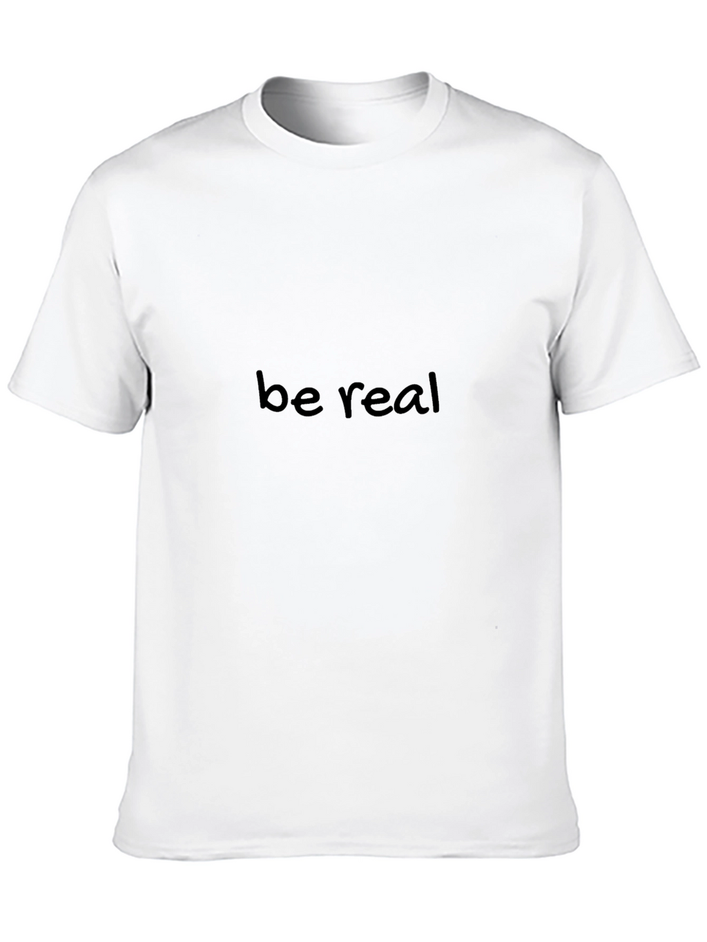 Be Real Black Graphic Tee