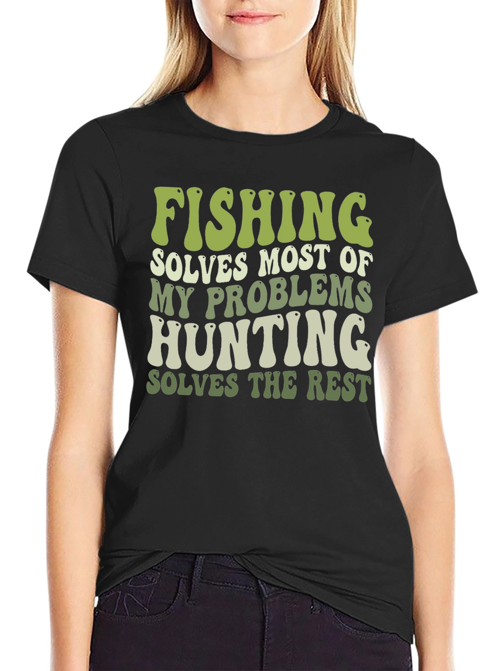 Fishing & Hunting Graphic T-Shirt