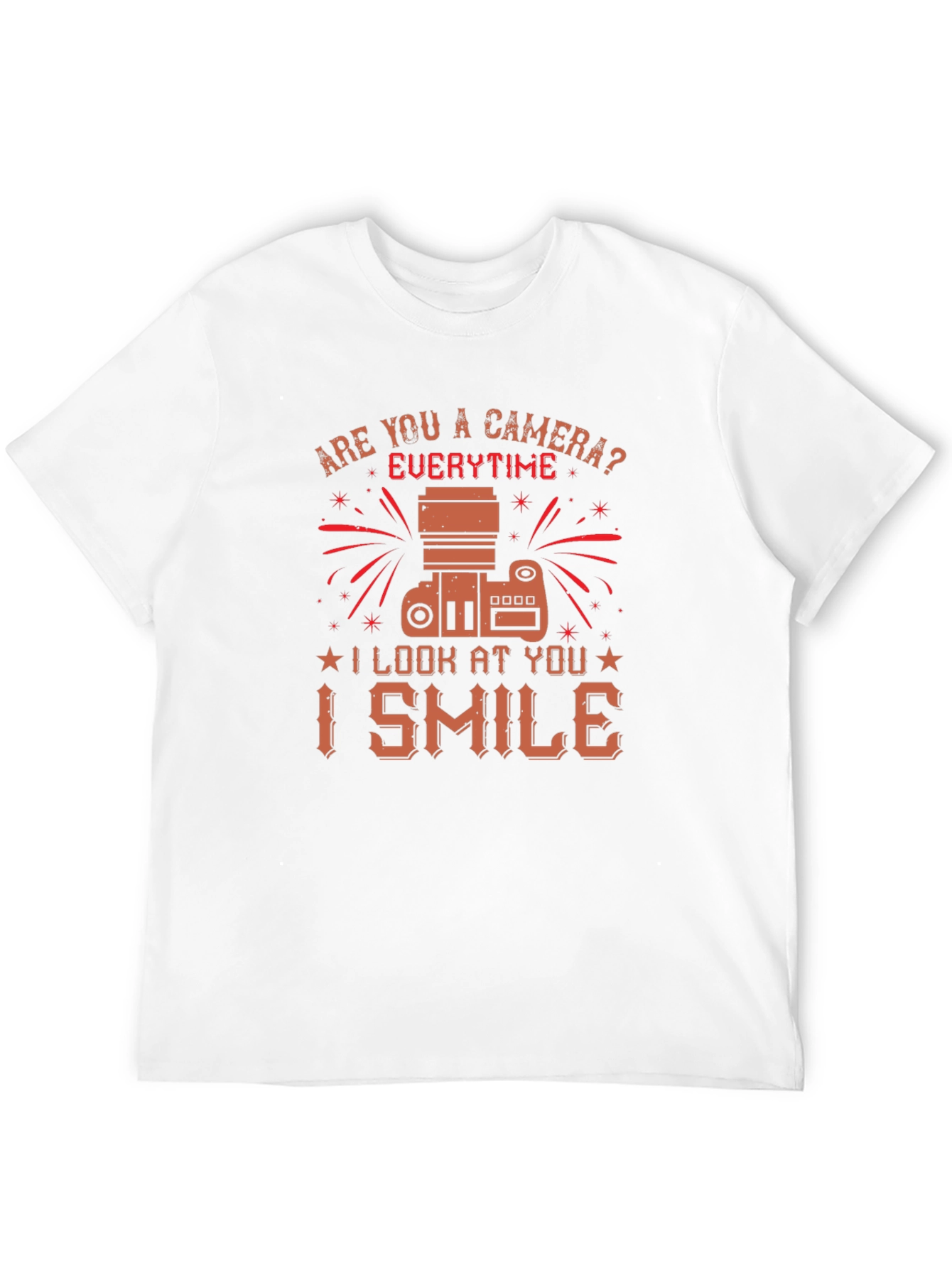 Camera Lover T-Shirt - Everytime I Smile Tee