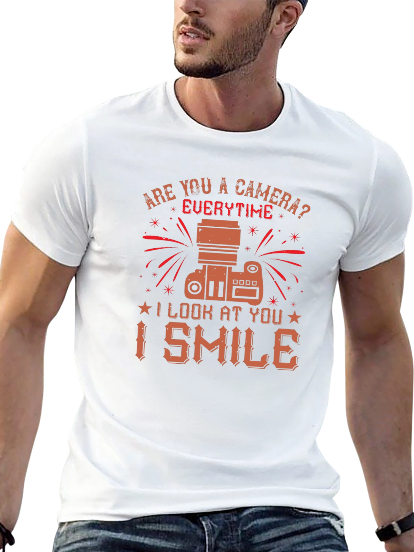 Camera Lover T-Shirt - Everytime I Smile Tee