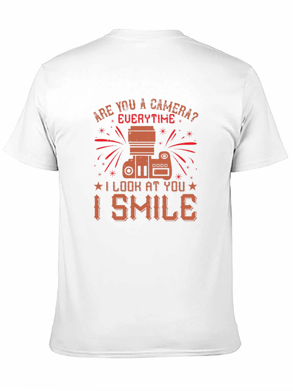Camera Lover T-Shirt - Everytime I Smile Tee