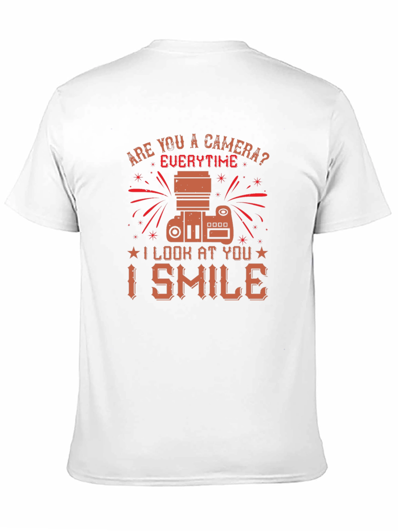 Camera Lover T-Shirt - Everytime I Smile Tee