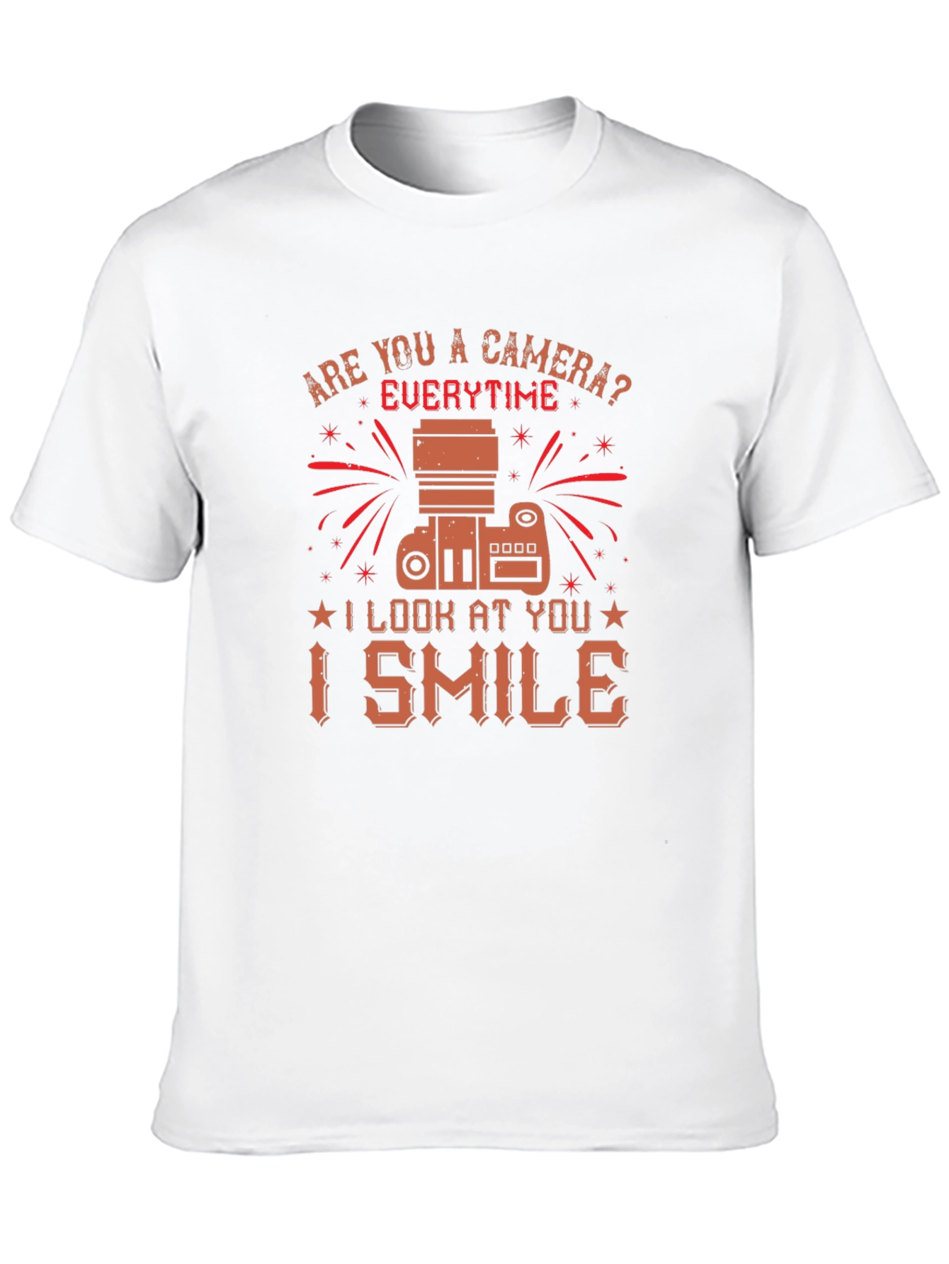 Camera Lover T-Shirt - Everytime I Smile Tee