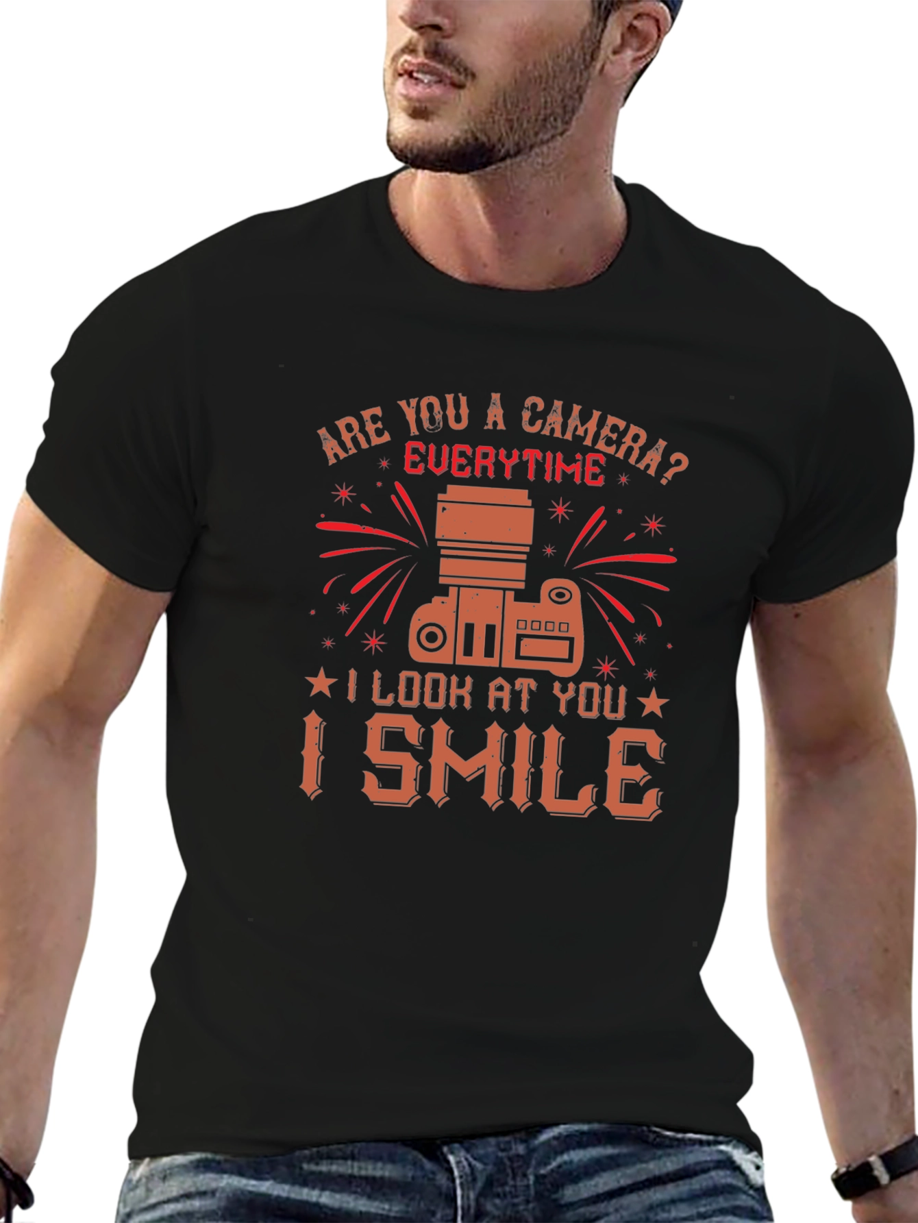 Camera Lover T-Shirt - Everytime I Smile Tee