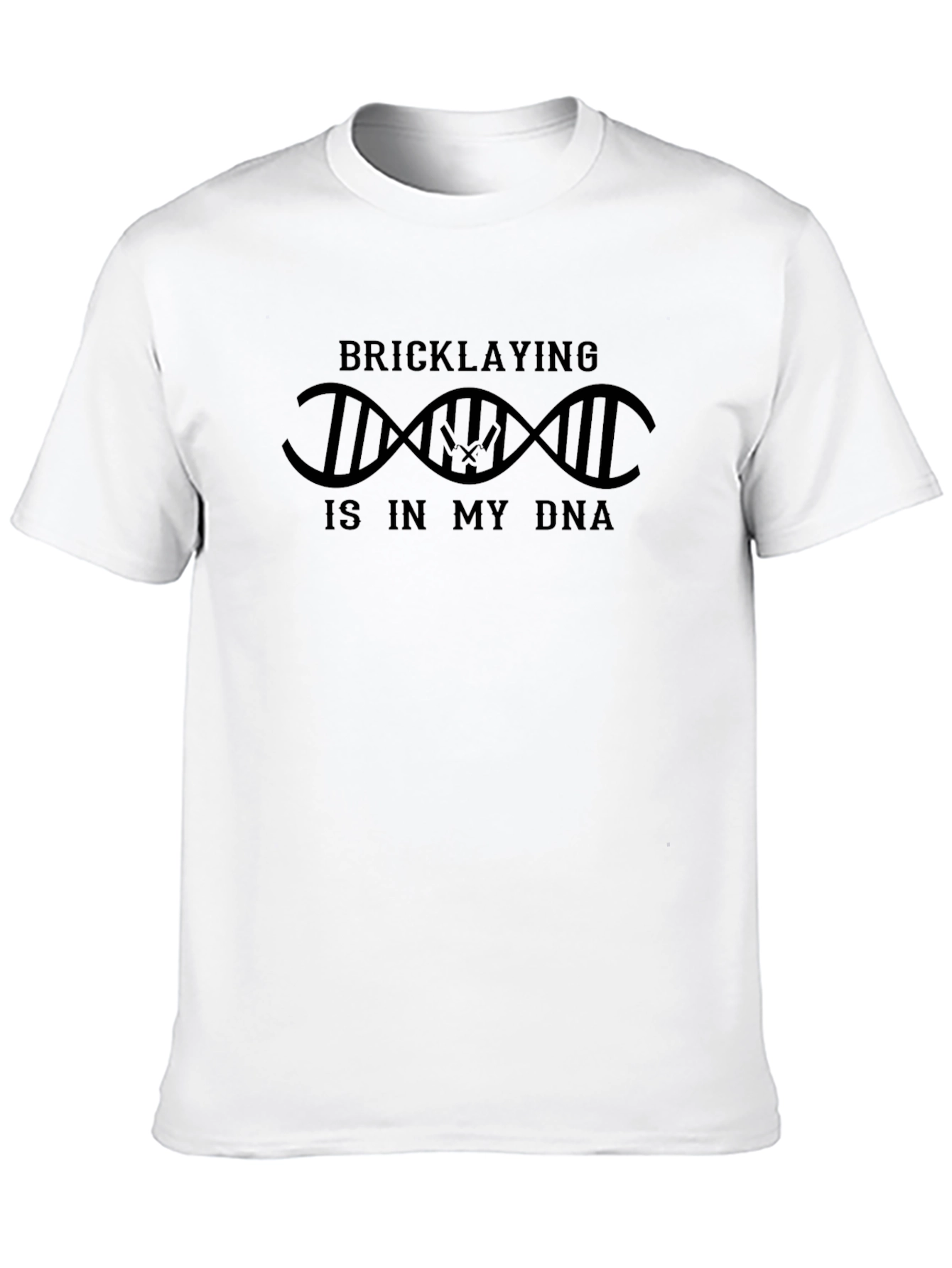 Bricklaying DNA T-Shirt - Construction Worker Pride