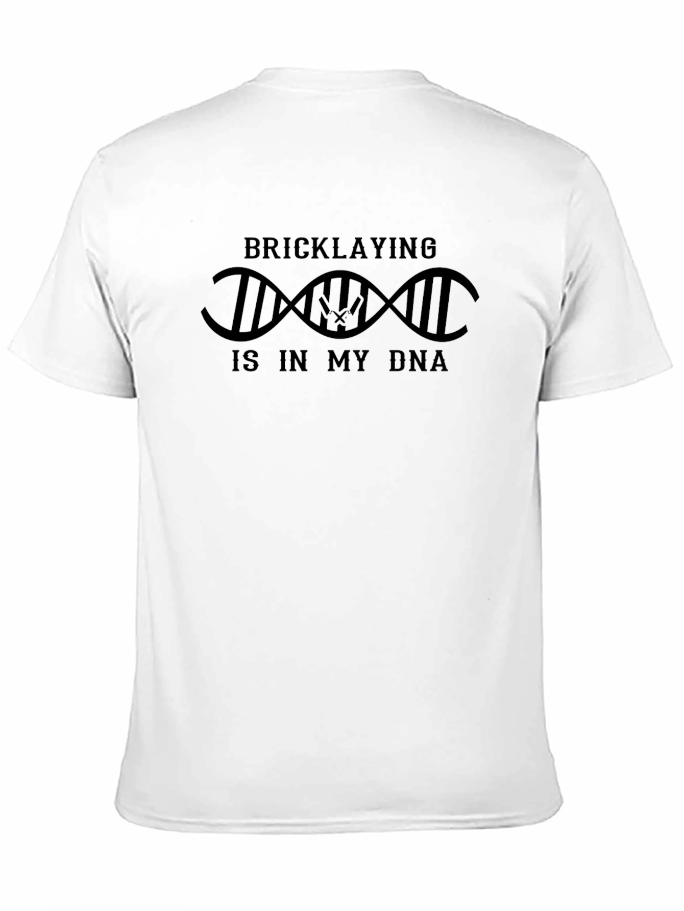 Bricklaying DNA T-Shirt - Construction Worker Pride