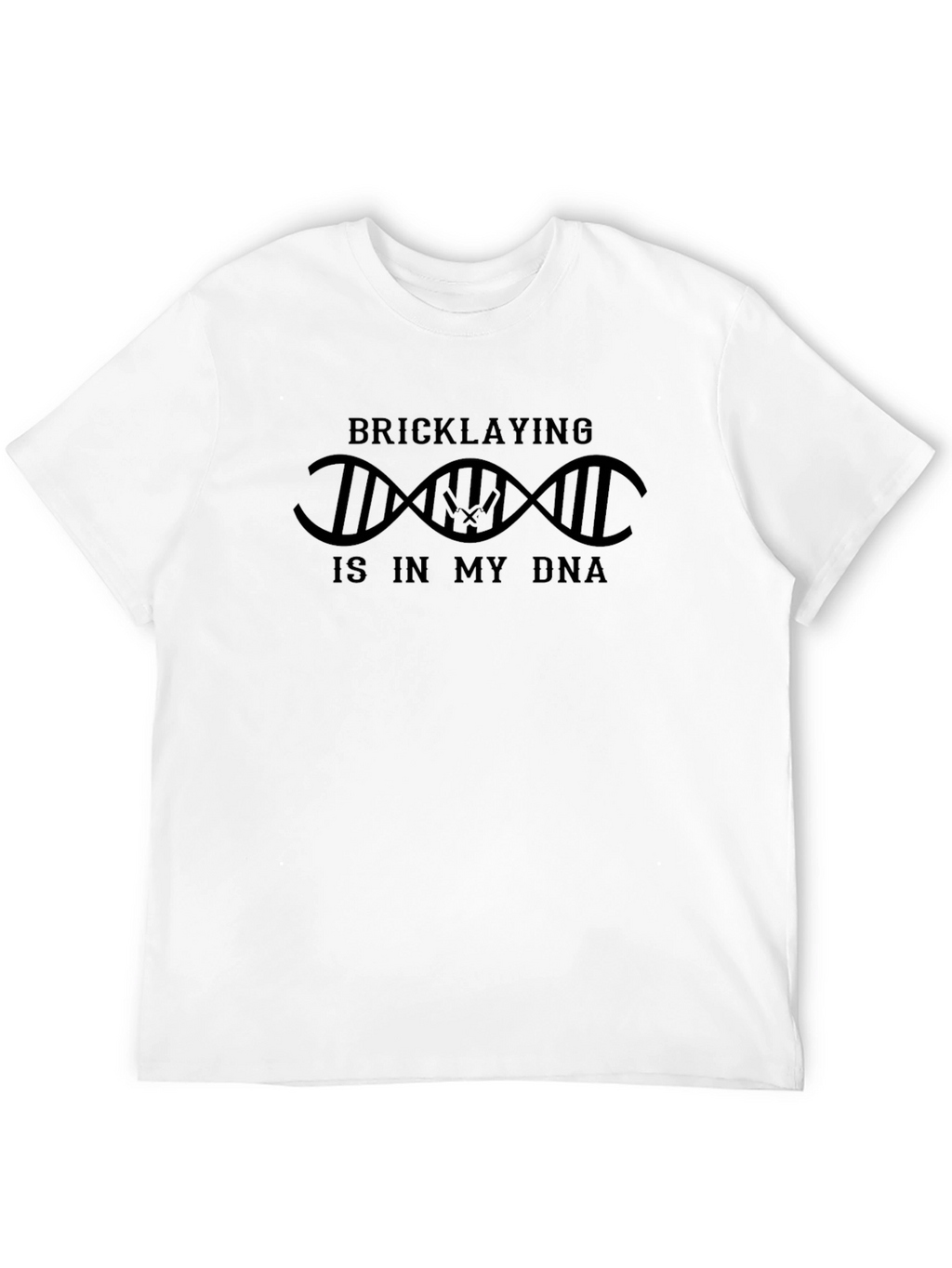 Bricklaying DNA T-Shirt - Construction Worker Pride