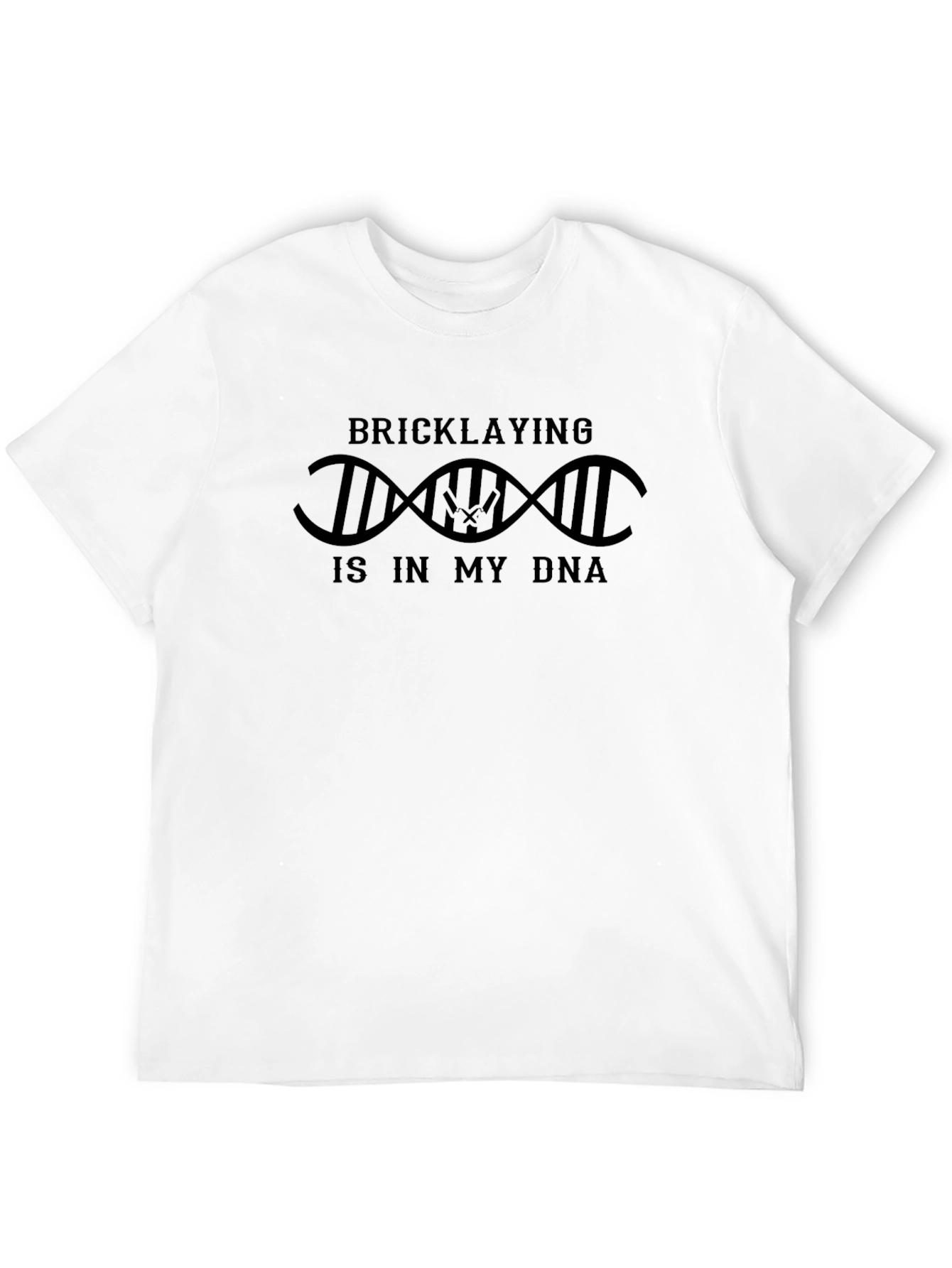 Bricklaying DNA T-Shirt - Construction Worker Pride