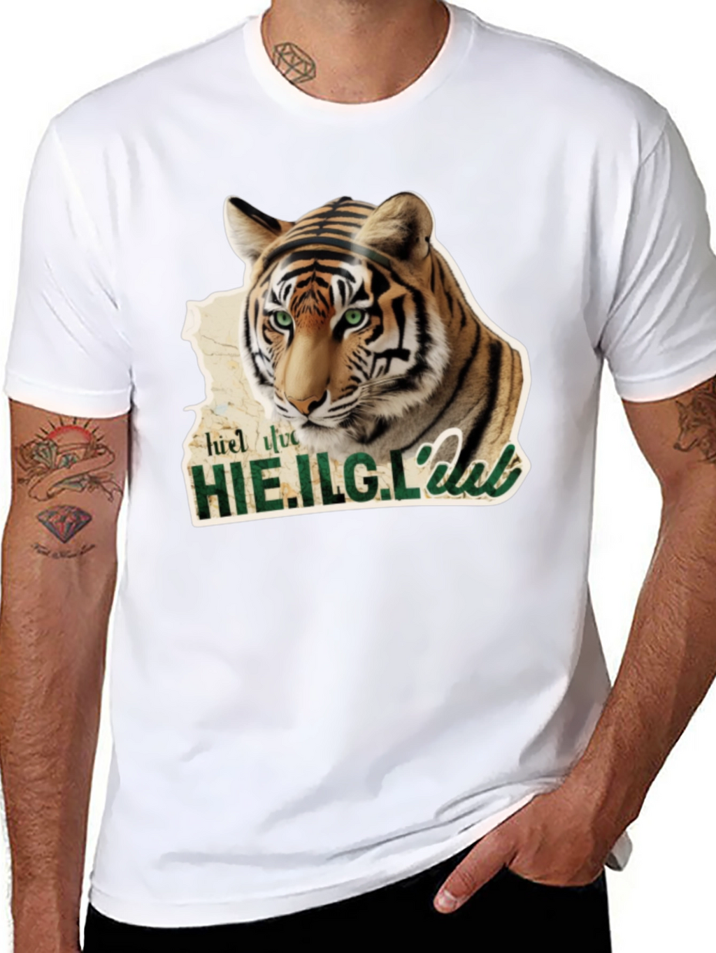 Tiger Graphic Tee - Bold Animal Print T-Shirt