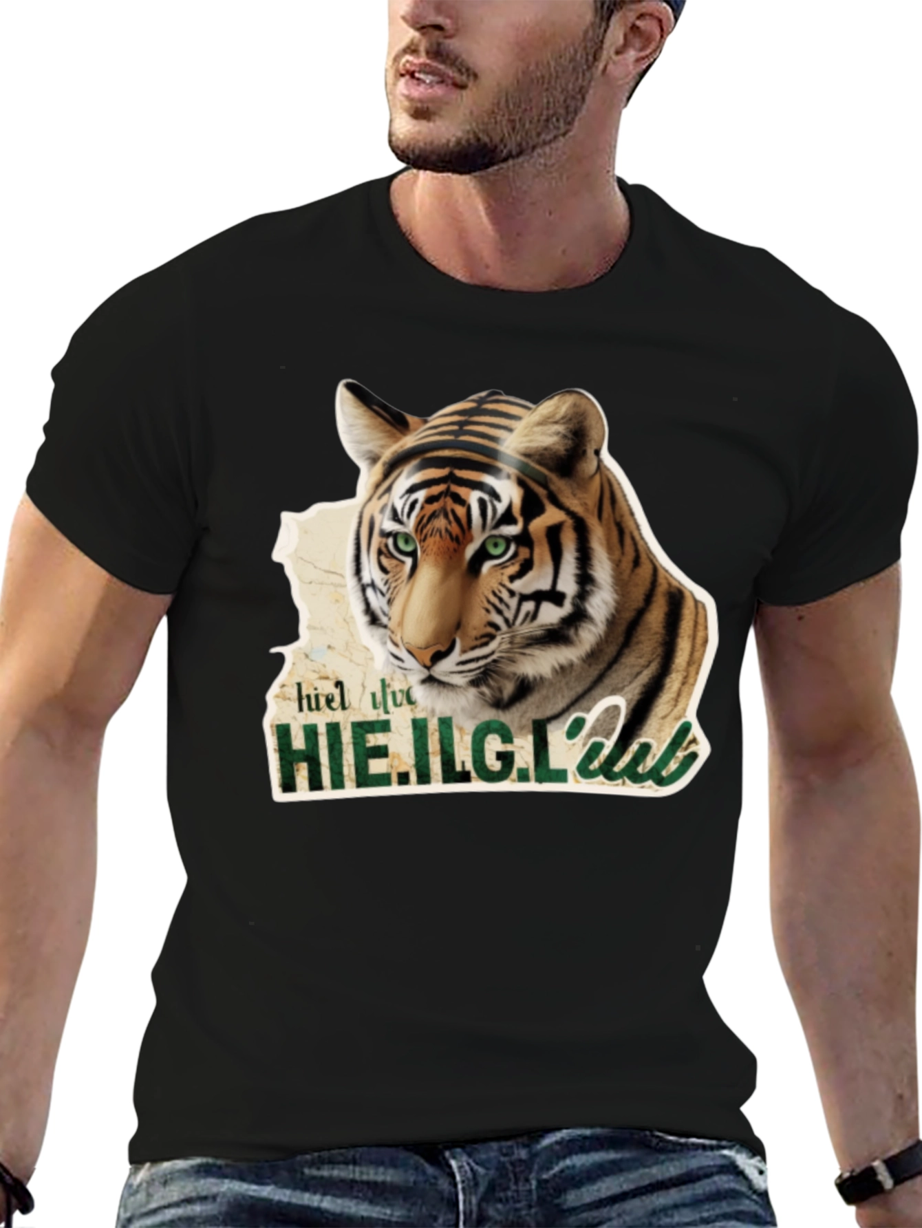 Tiger Graphic Tee - Bold Animal Print T-Shirt