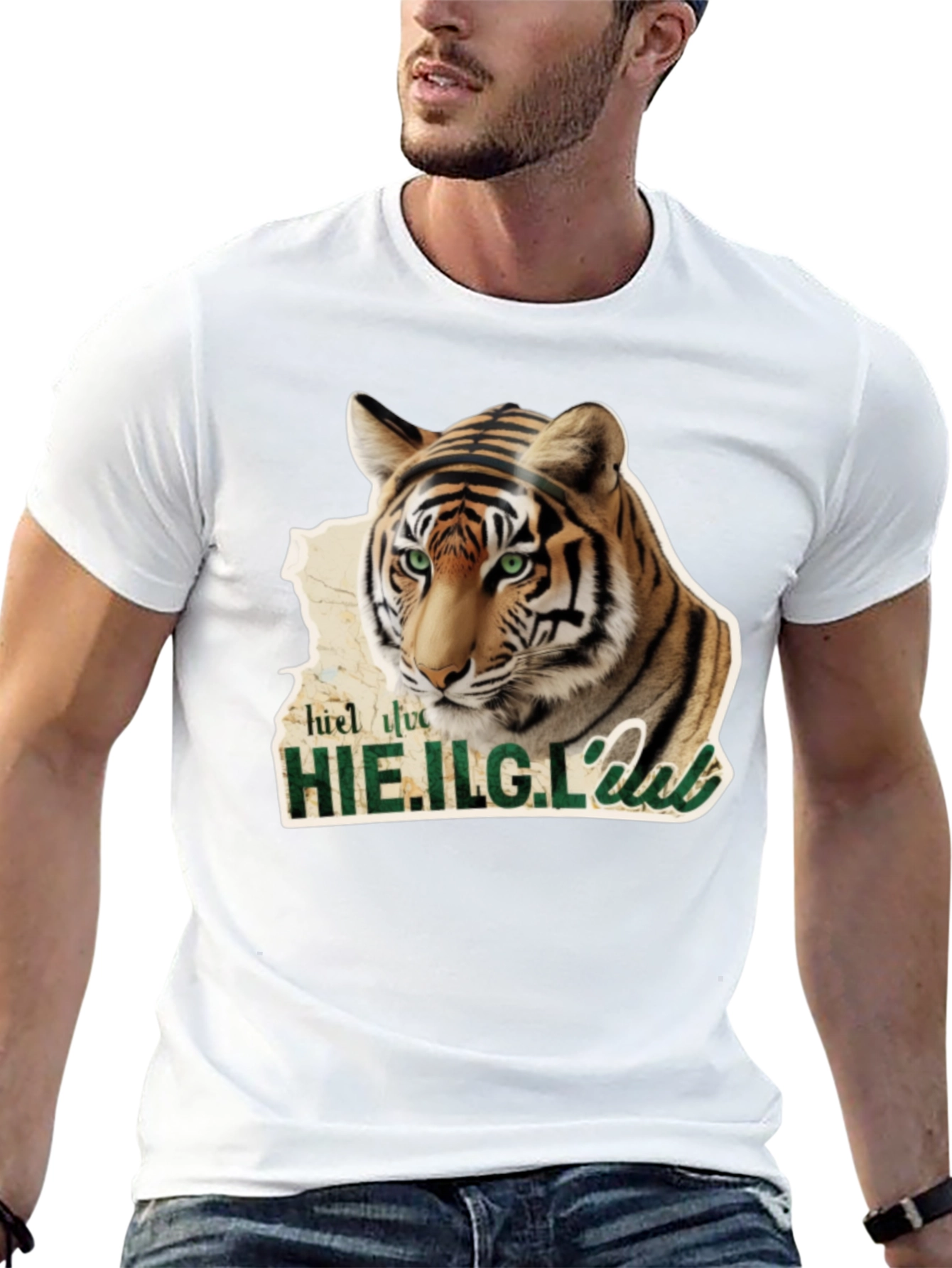 Tiger Graphic Tee - Bold Animal Print T-Shirt