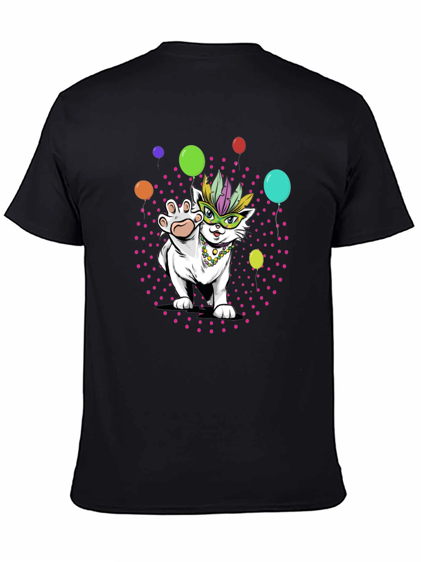 Mardi Gras Cat T-Shirt