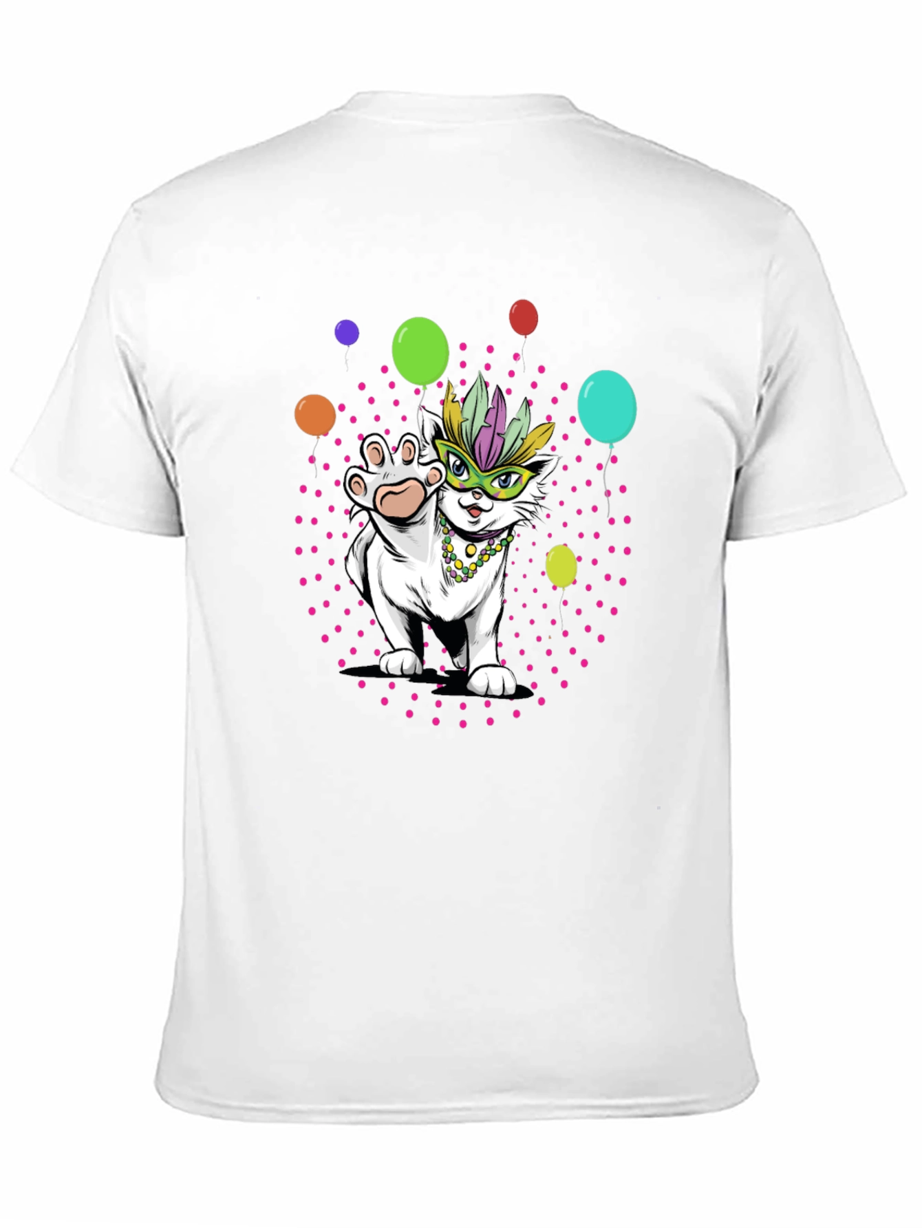 Mardi Gras Cat T-Shirt
