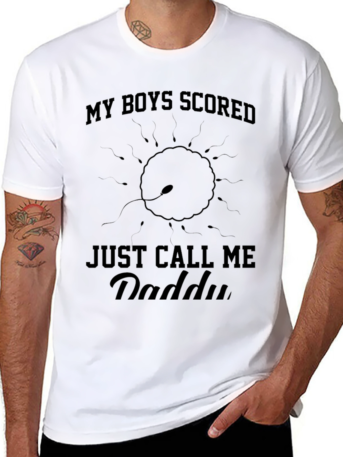 My Boys Scored T-Shirt - Funny Dad Tee