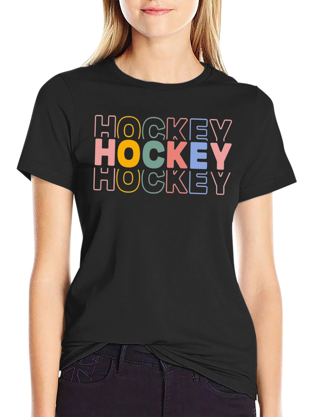 Retro Hockey T-Shirt - Stylish Sportswear