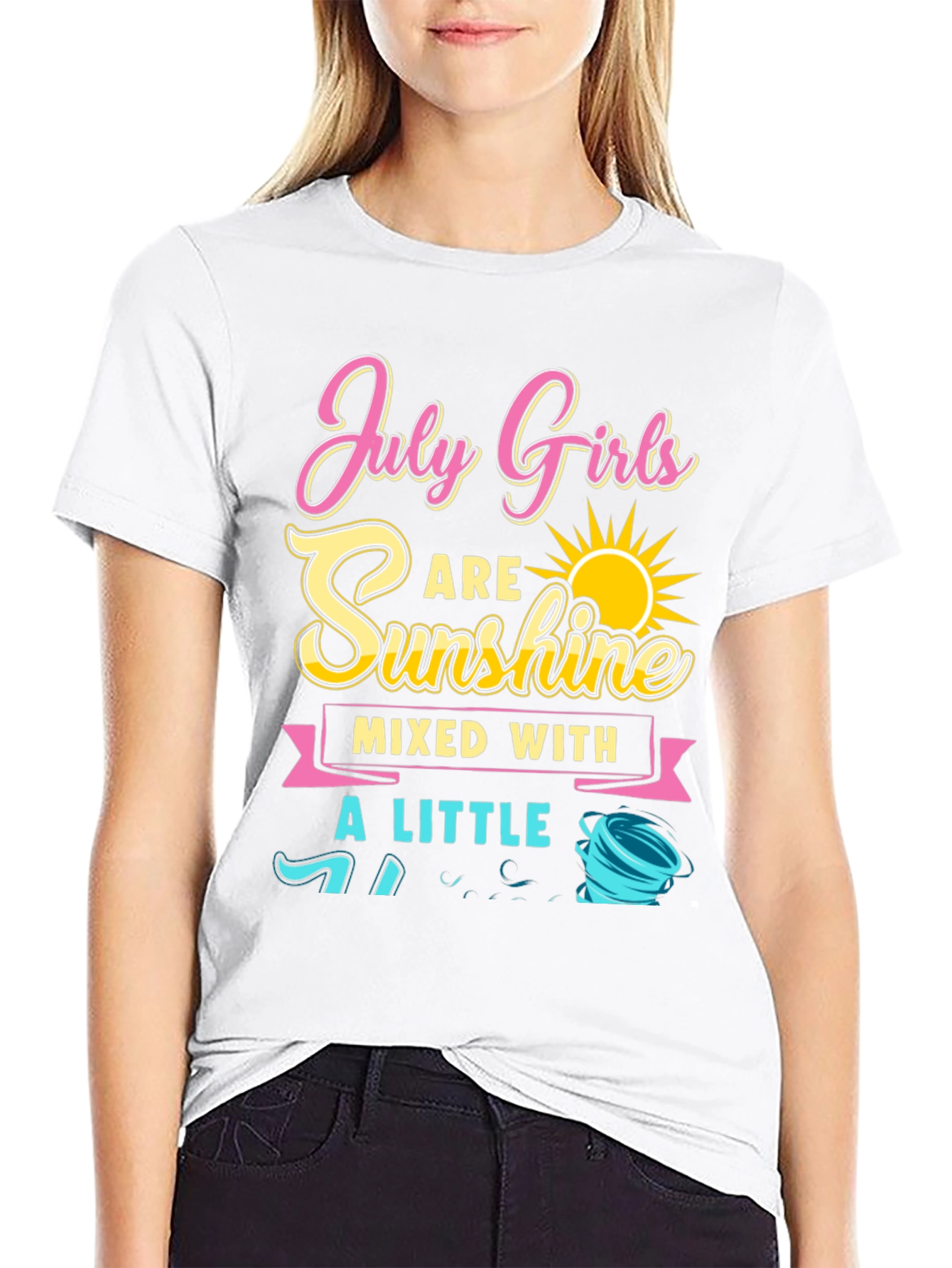July Girls Sunshine & Little Hurricane Graphic Tee