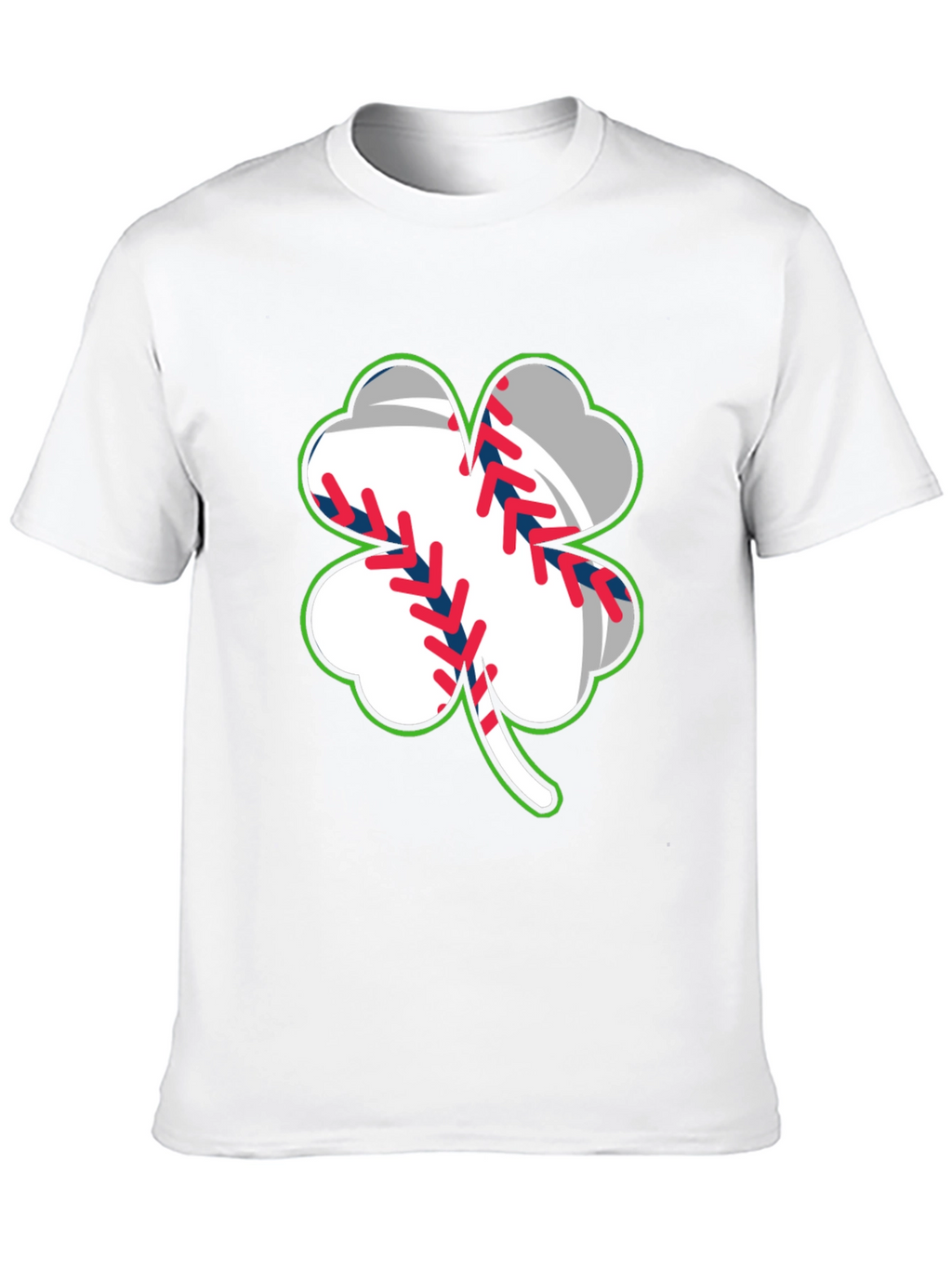 Shamrock Baseball T-Shirt - St. Patricks Day Luck!