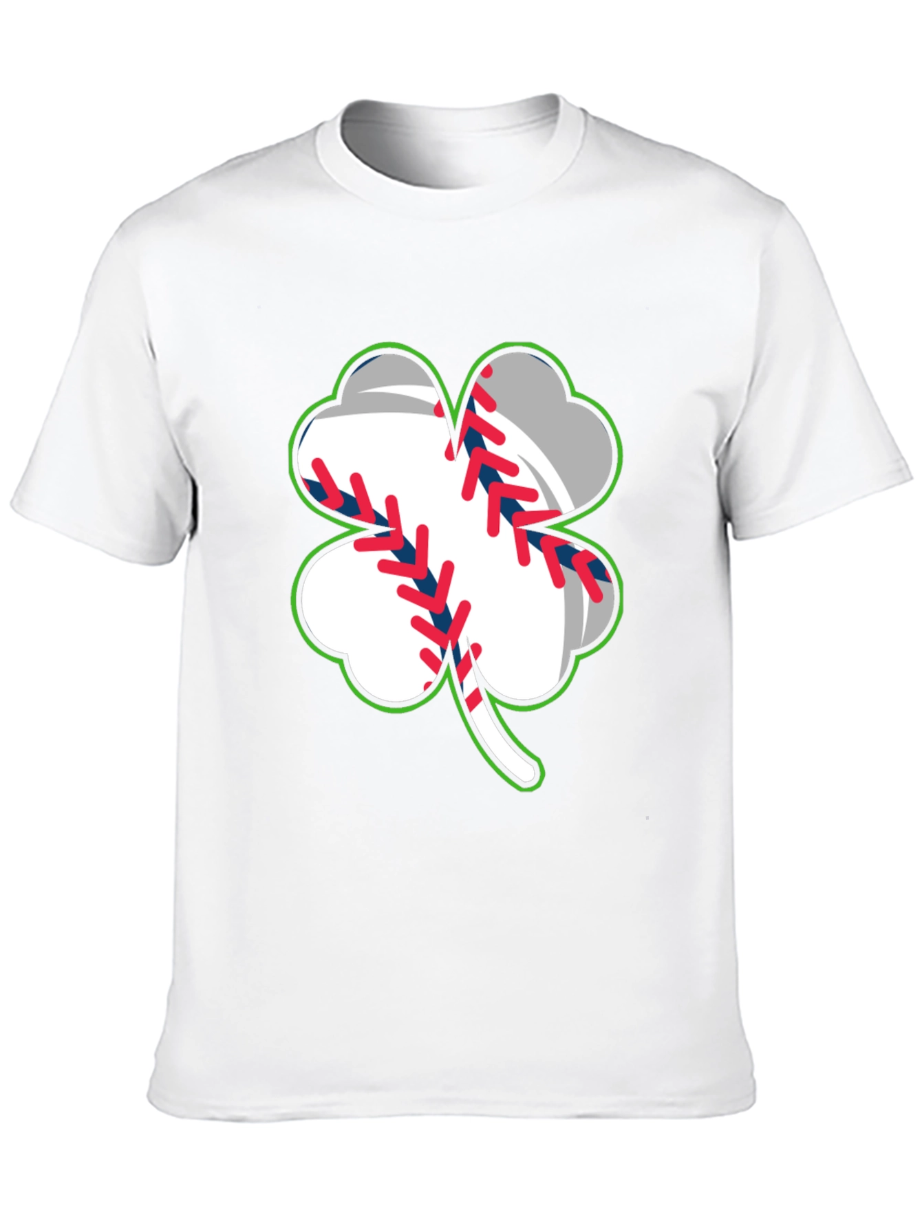 Shamrock Baseball T-Shirt - St. Patricks Day Luck!