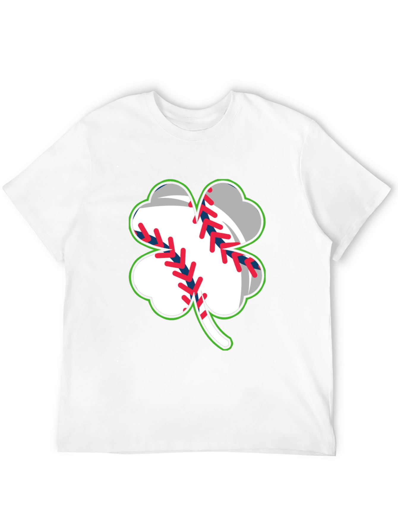 Shamrock Baseball T-Shirt - St. Patricks Day Luck!